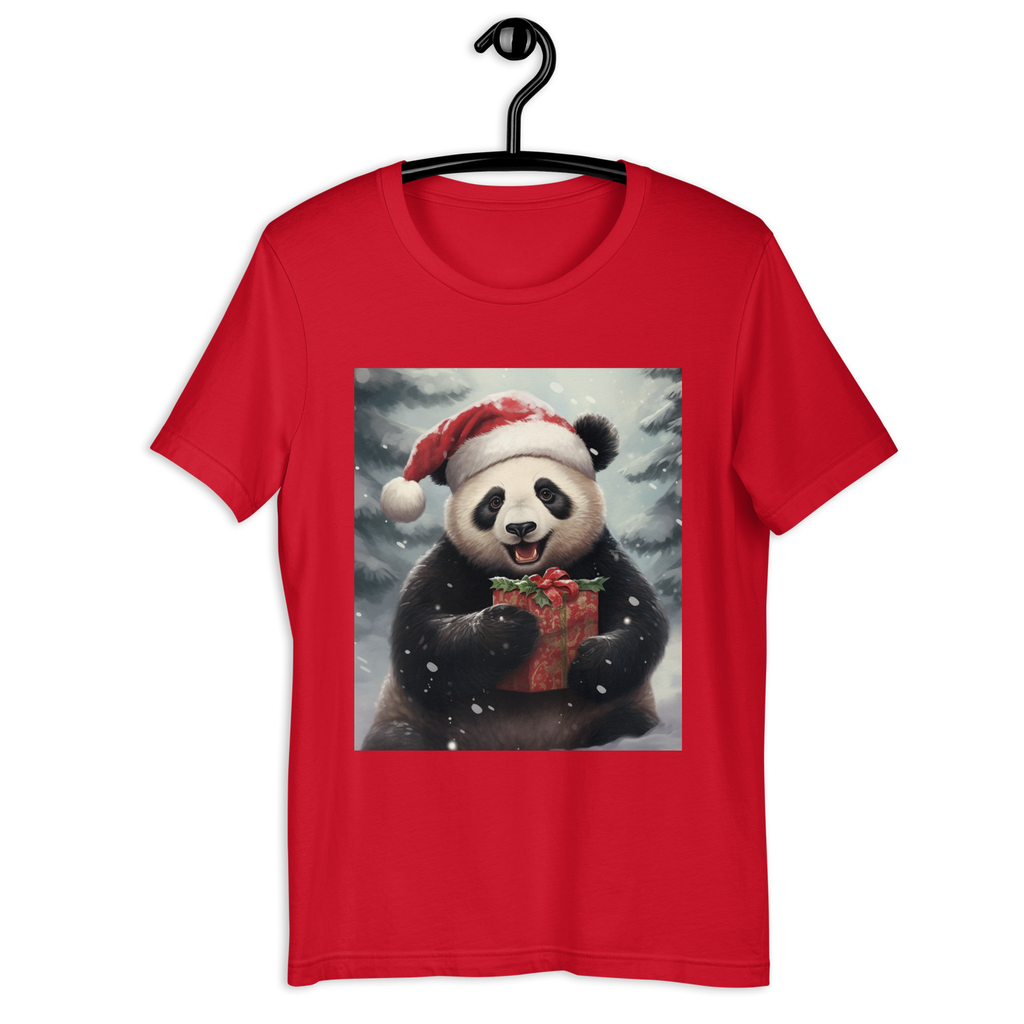 Panda Christmas Unisex t-shirt