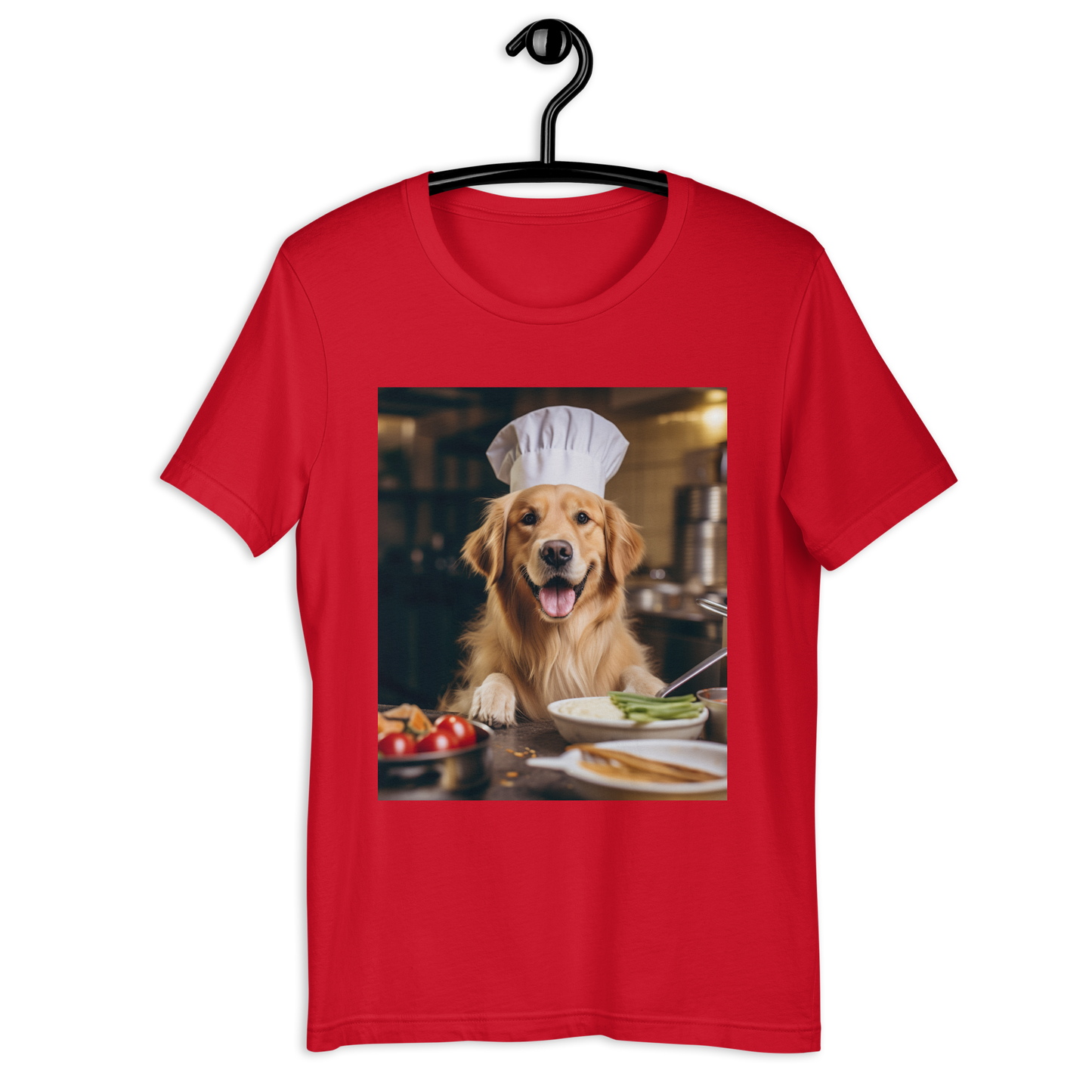 Golden Retriever Chef Unisex t-shirt