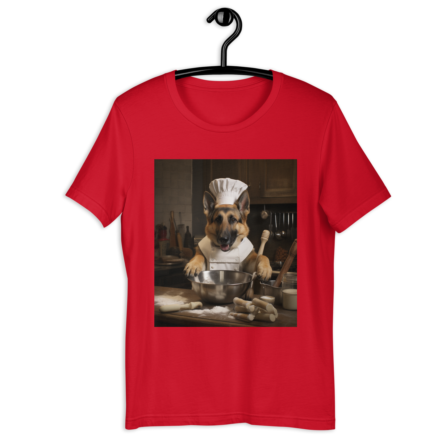 German Shepherd Chef Unisex t-shirt