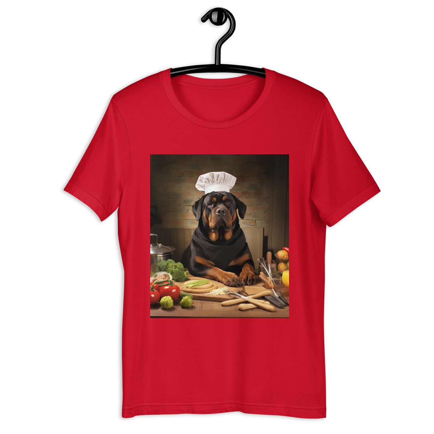 Rottweiler Chef Unisex t-shirt