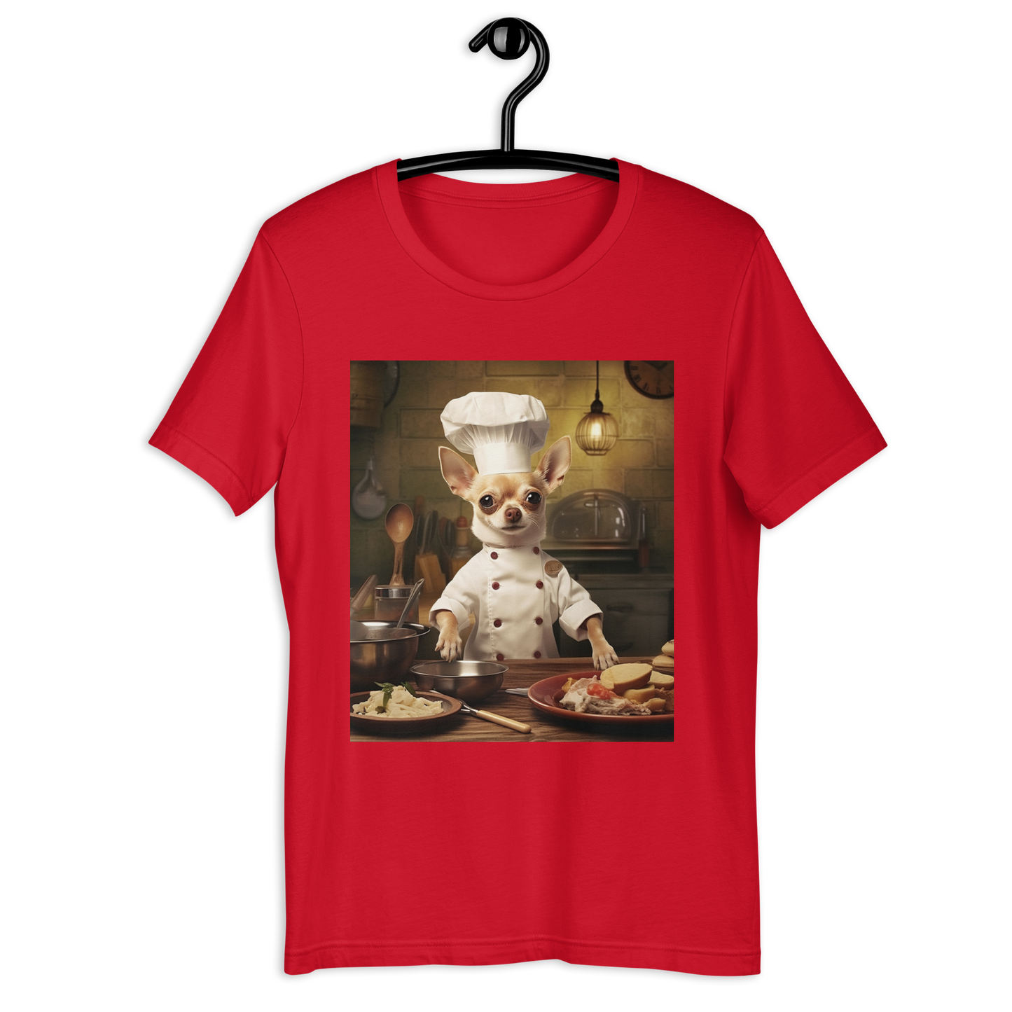 Chihuahua Chef Unisex t-shirt