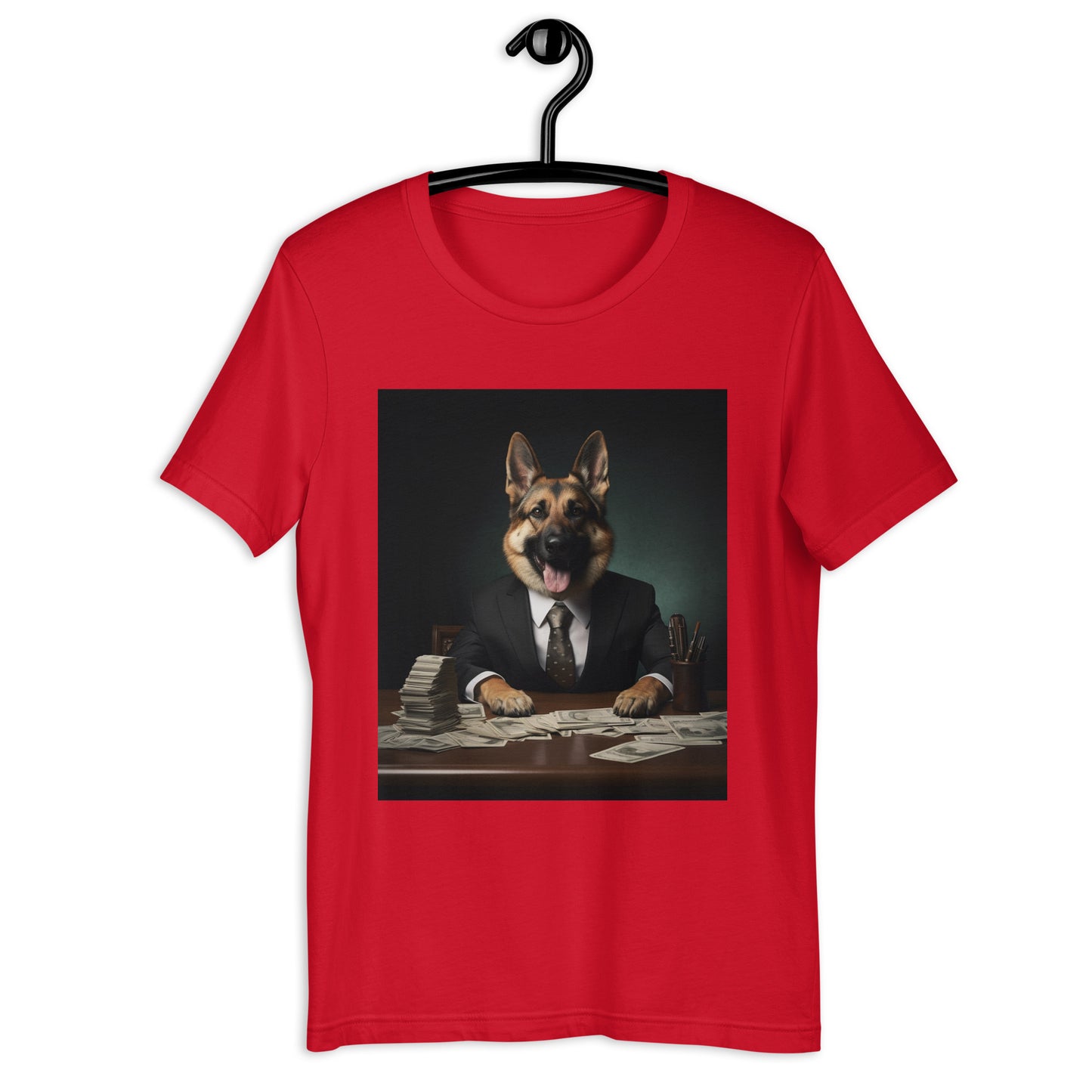 German Shepherd Millionaire Unisex t-shirt