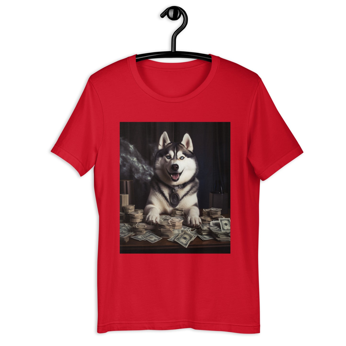 Siberian Husky Millionaire Unisex t-shirt