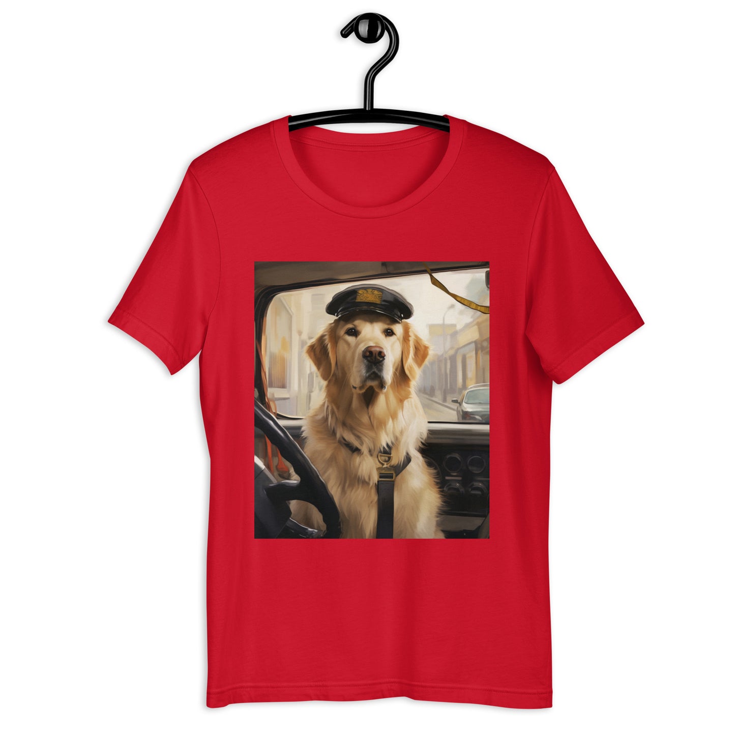 Golden Retriever Bus Driver Unisex t-shirt