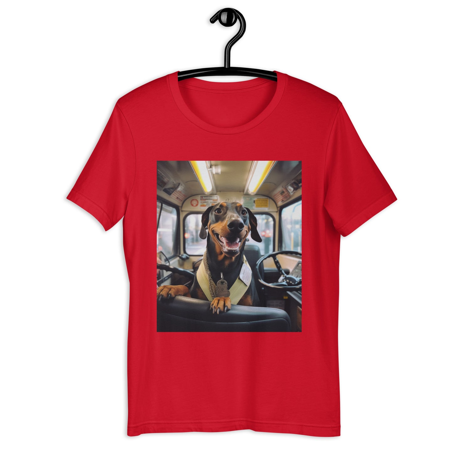 Dachshund Bus Driver Unisex t-shirt