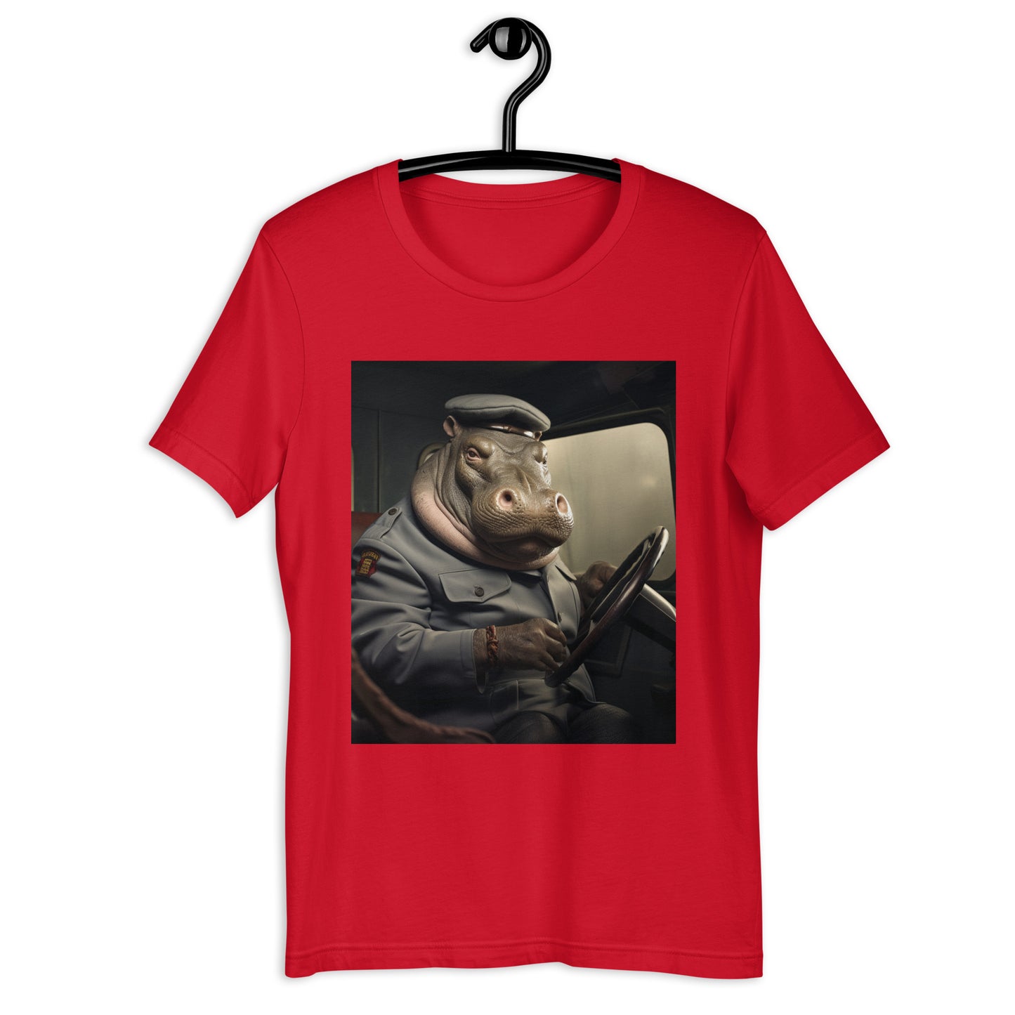 Hippo Bus Driver Unisex t-shirt