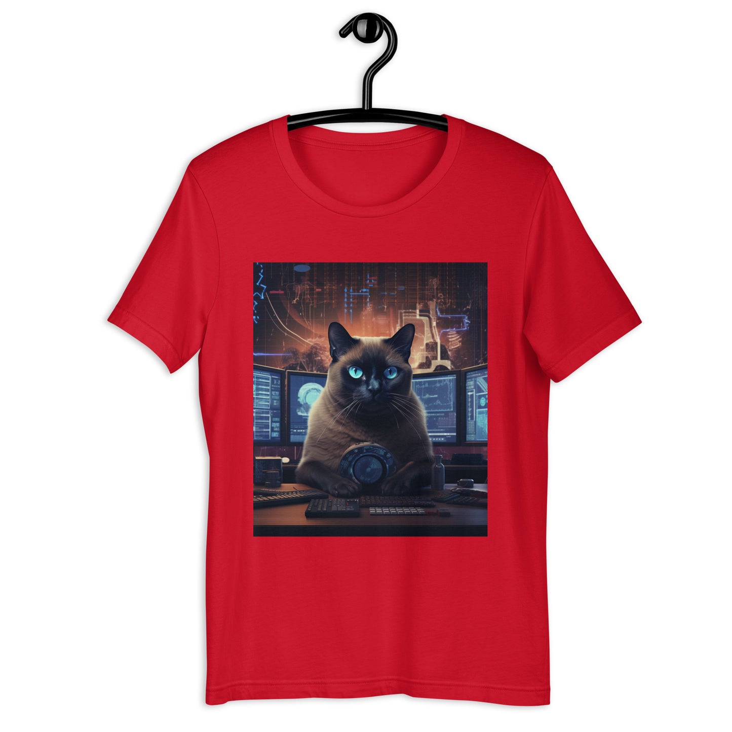 Siamese Stock Trader Unisex t-shirt