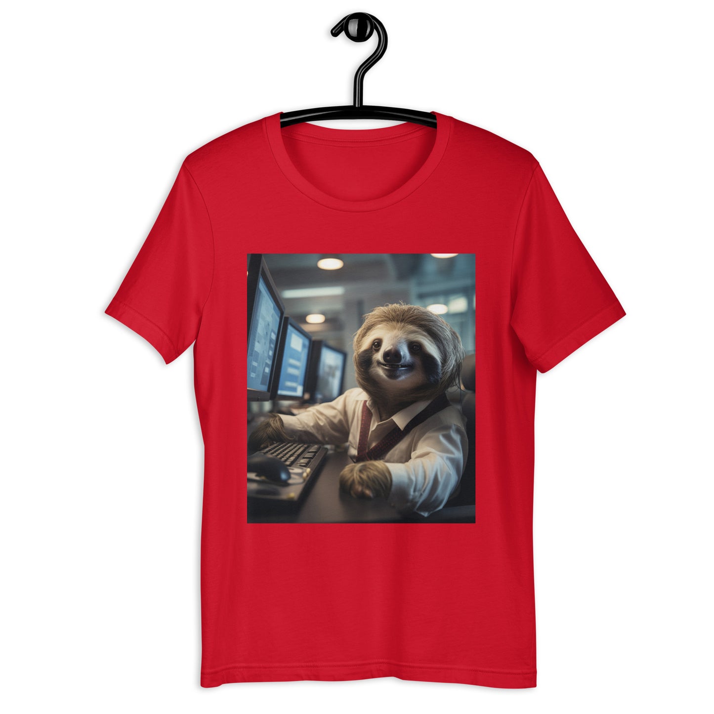 Sloth Stock Trader Unisex t-shirt