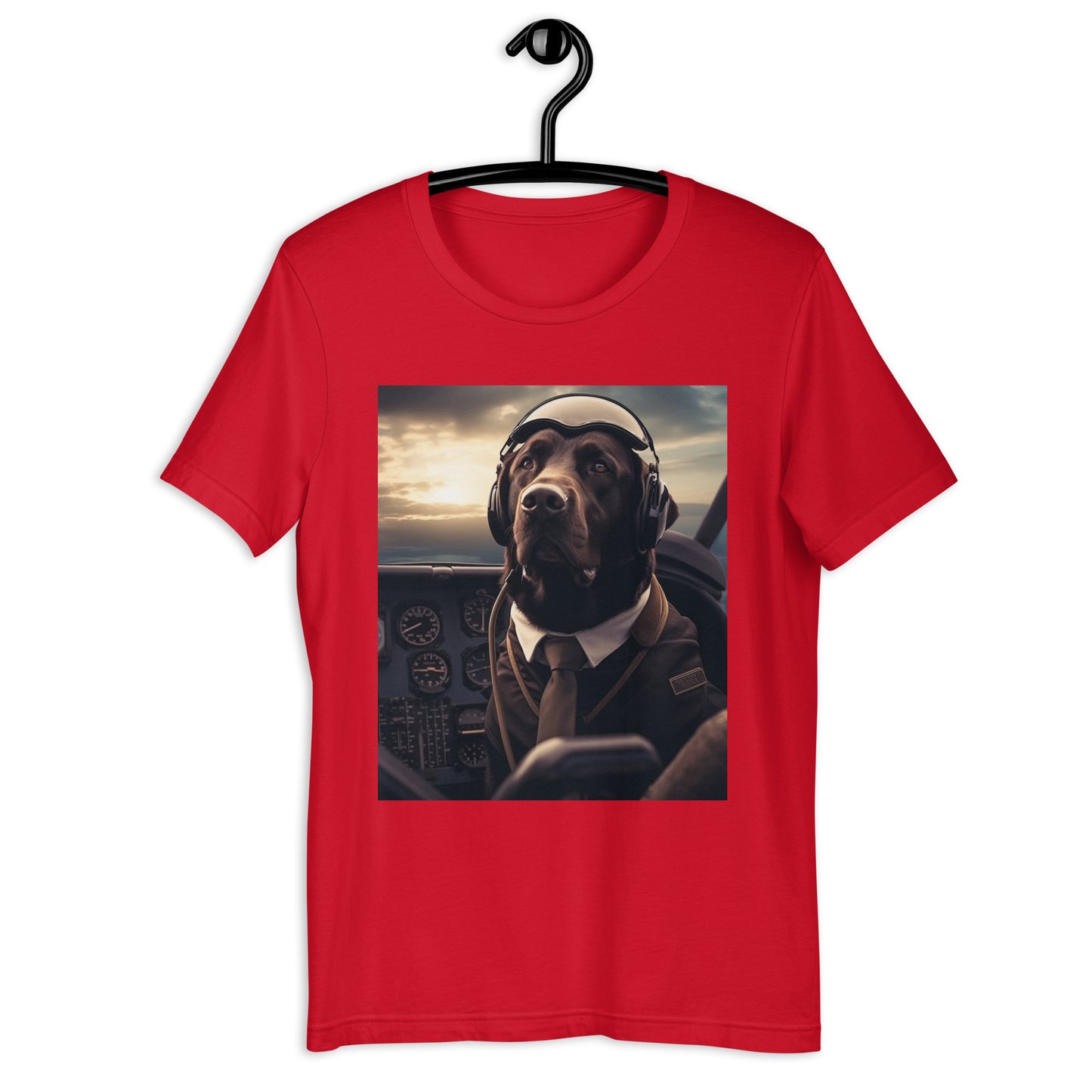 Labrador Retriever Air Force Officer Unisex t-shirt