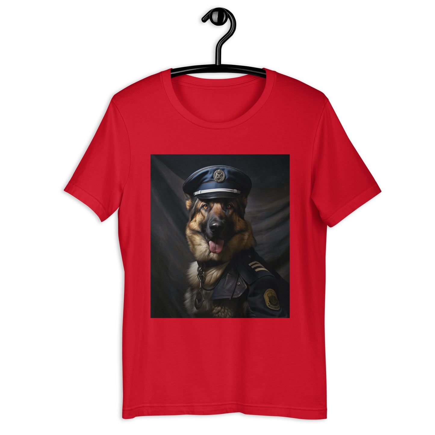 German Shepherd Air Force Officer Unisex t-shirt