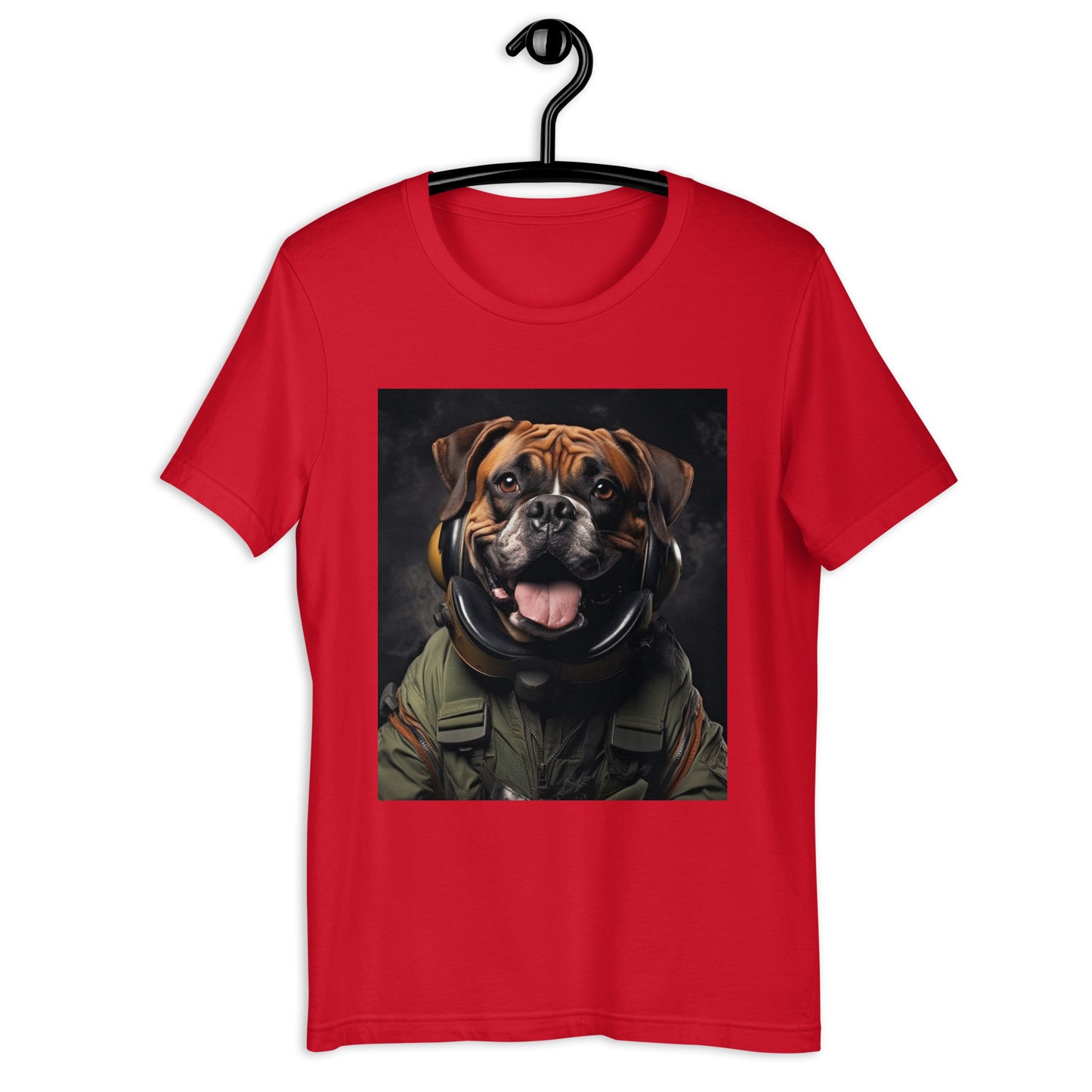 Boxer Air Force Officer Unisex t-shirt