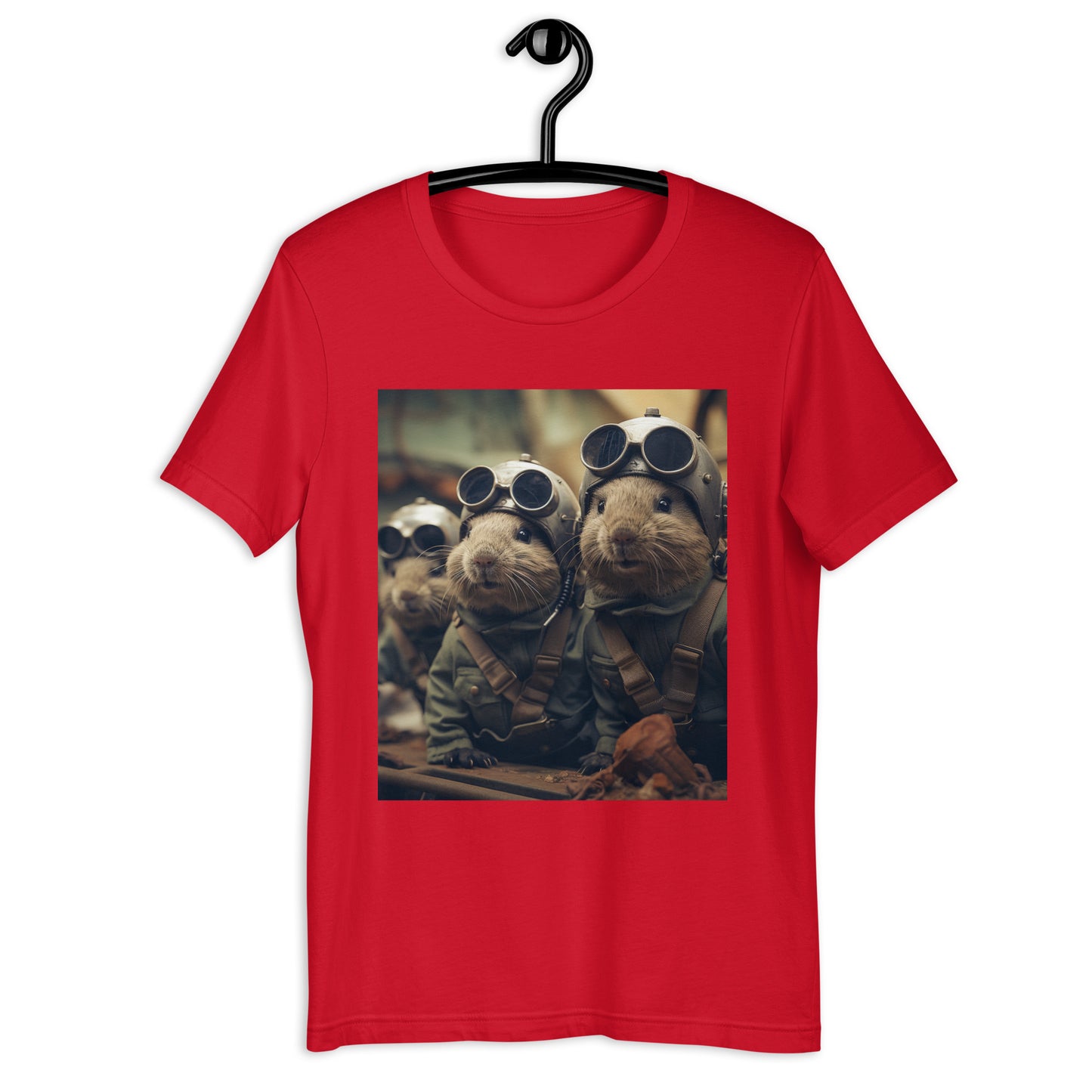 Guinea Pigs Air Force Officer Unisex t-shirt