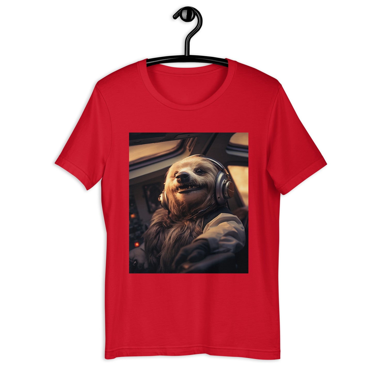 Sloth Airline Pilot Unisex t-shirt