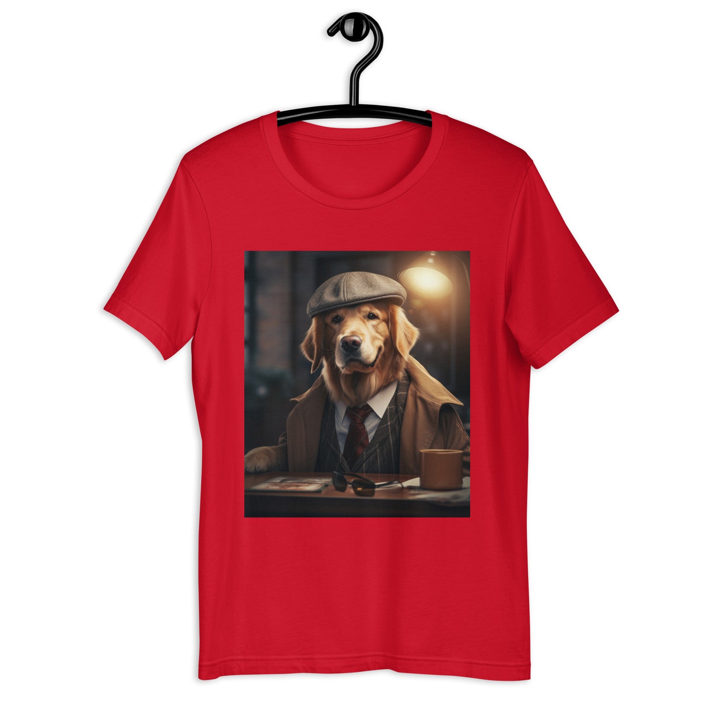 Golden Retriever Detective Unisex t-shirt