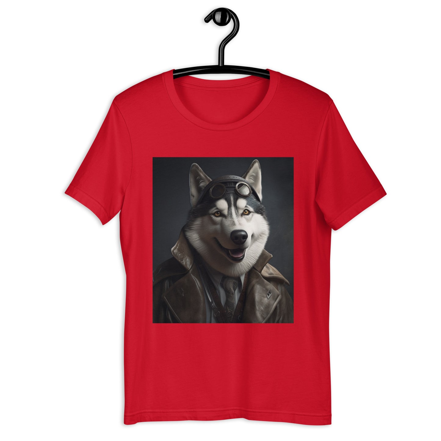 Siberian Husky Detective Unisex t-shirt