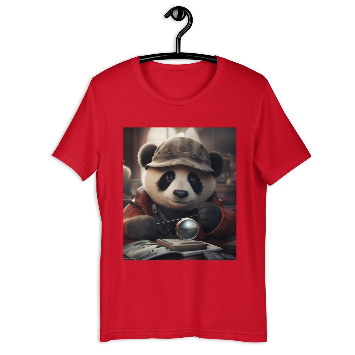 Panda Detective Unisex t-shirt