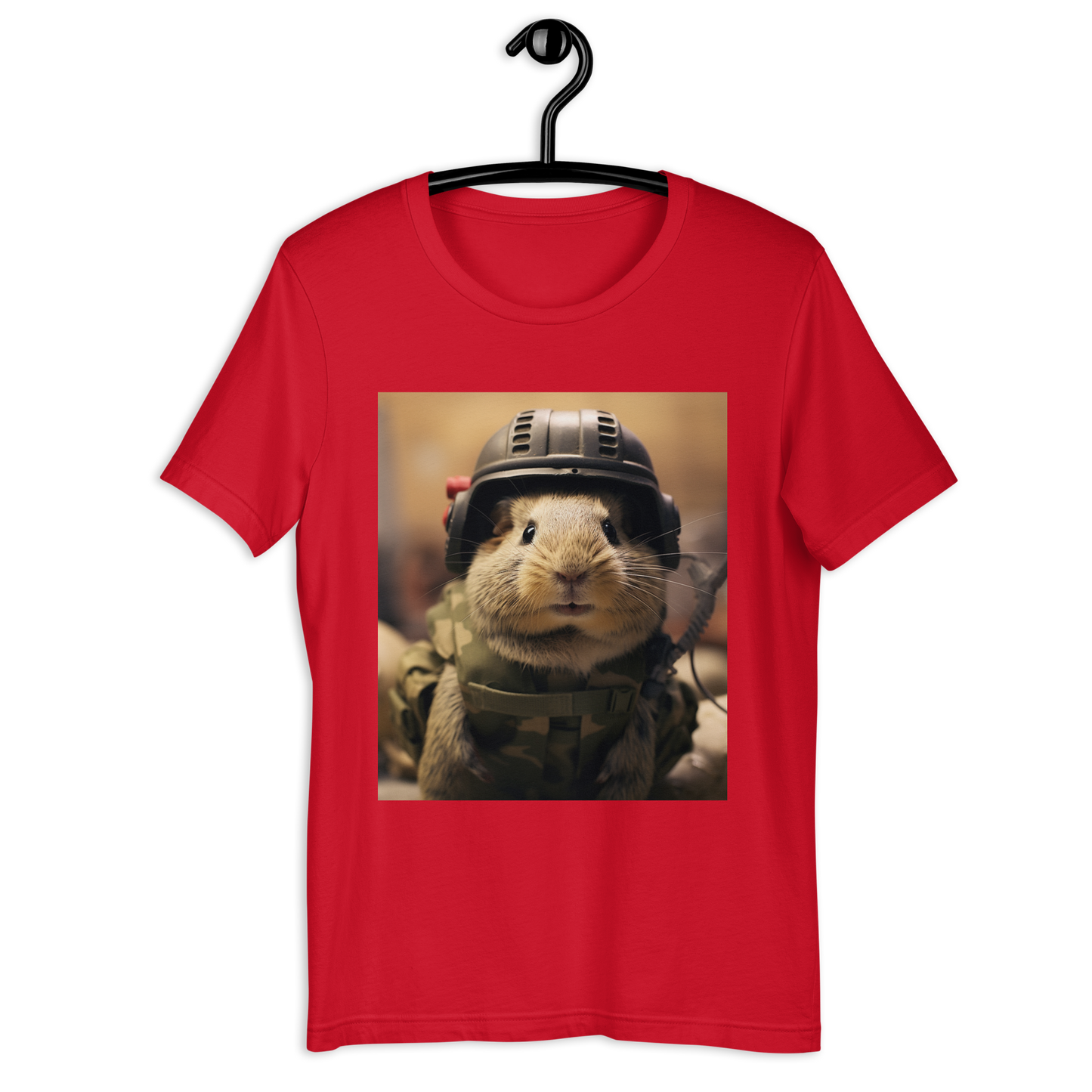 Guinea Pigs Military Person Unisex t-shirt