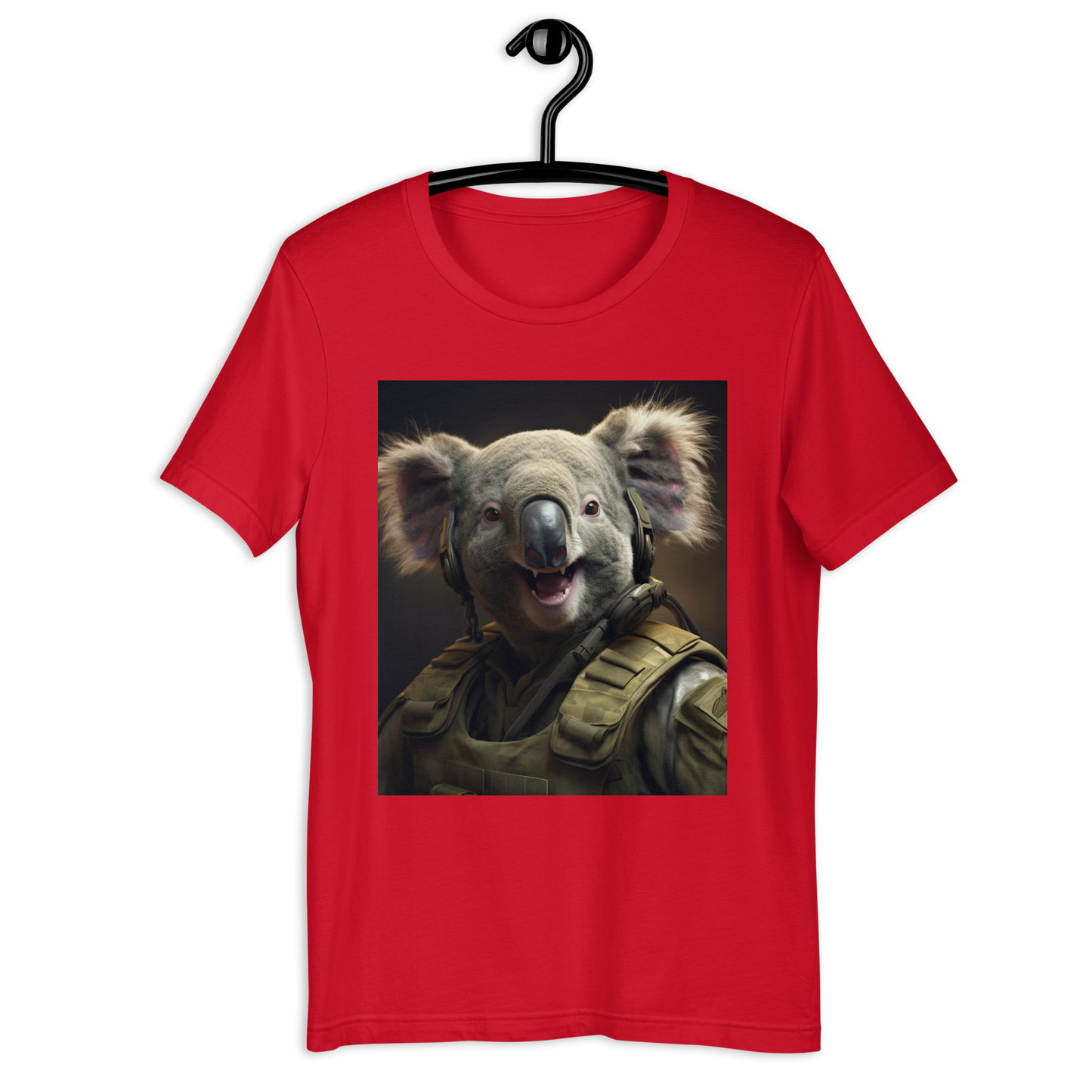 Koala Military Person Unisex t-shirt