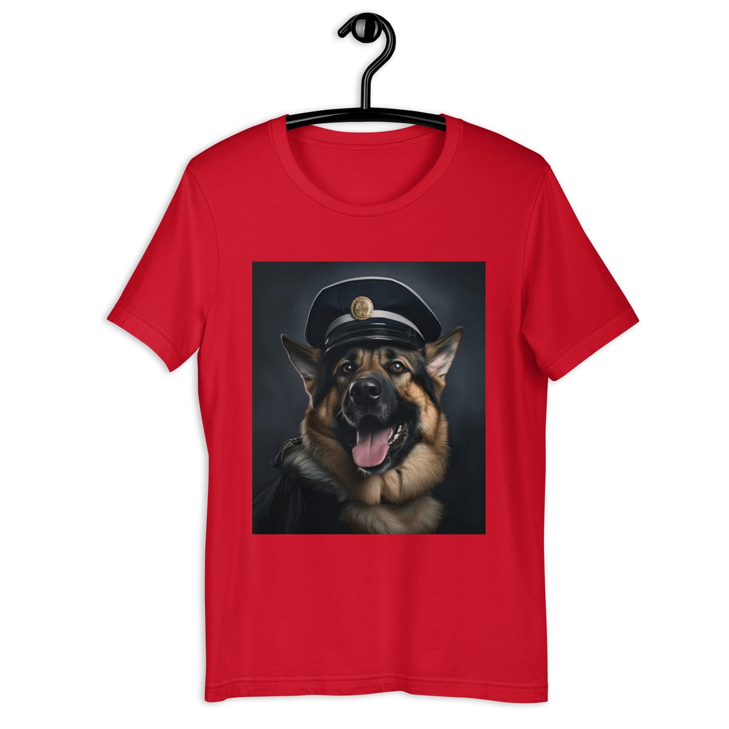 German Shepherd Police Officer Unisex t-shirt