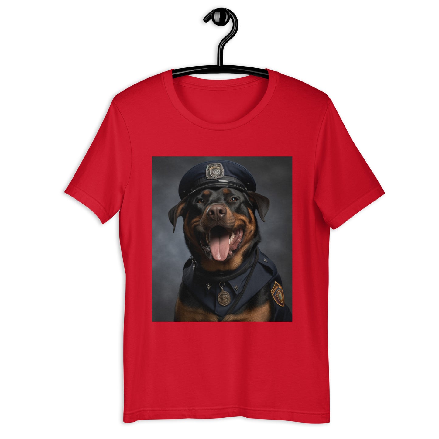 Rottweiler Police Officer Unisex t-shirt