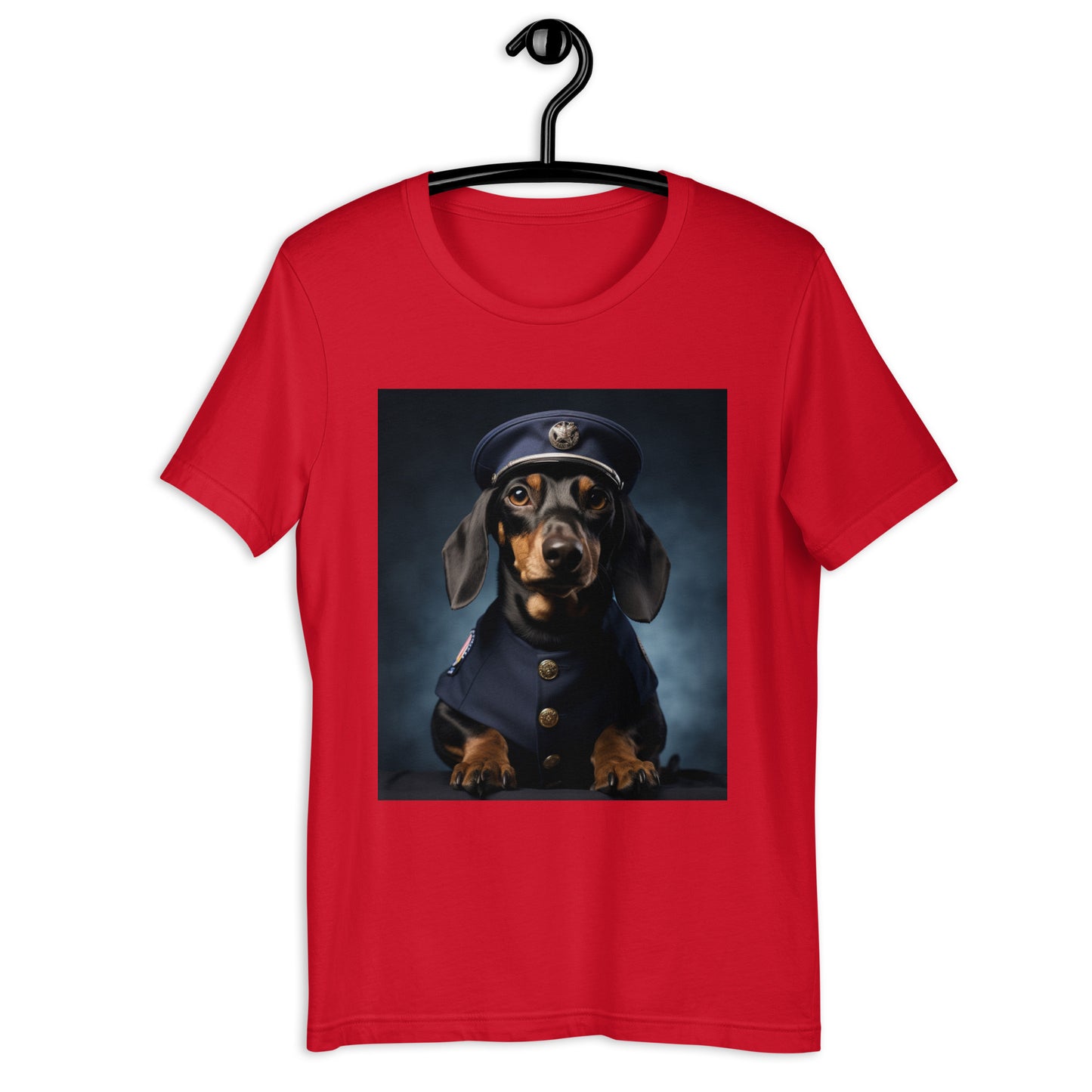 Dachshund Police Officer Unisex t-shirt