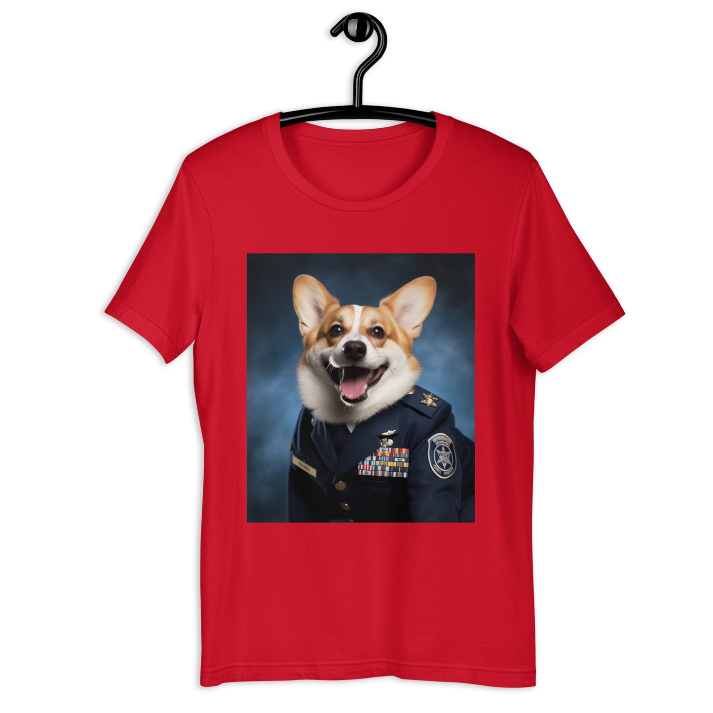 Pembroke Welsh Corgi Police Officer Unisex t-shirt