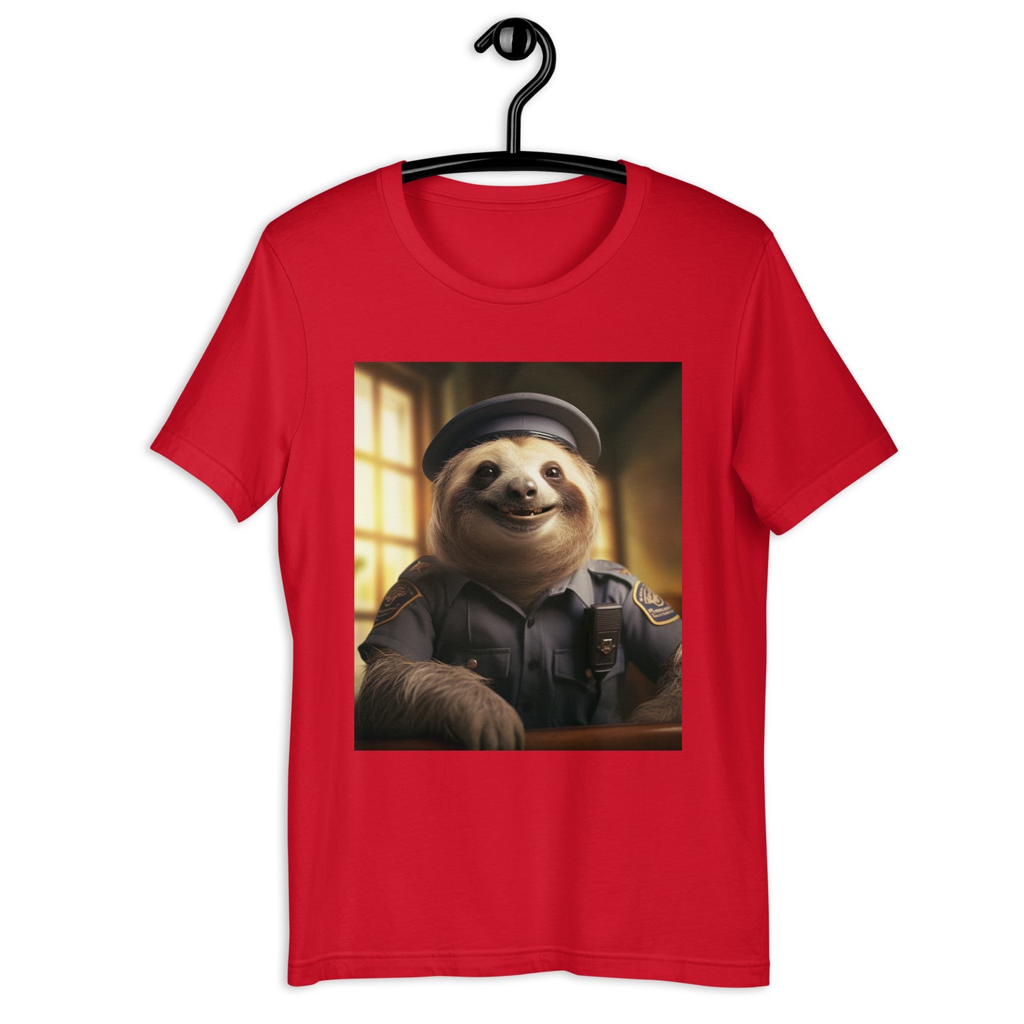 Sloth Police Officer Unisex t-shirt