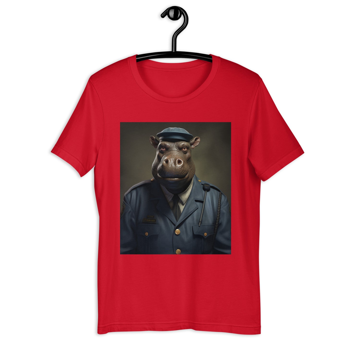 Hippo Police Officer Unisex t-shirt