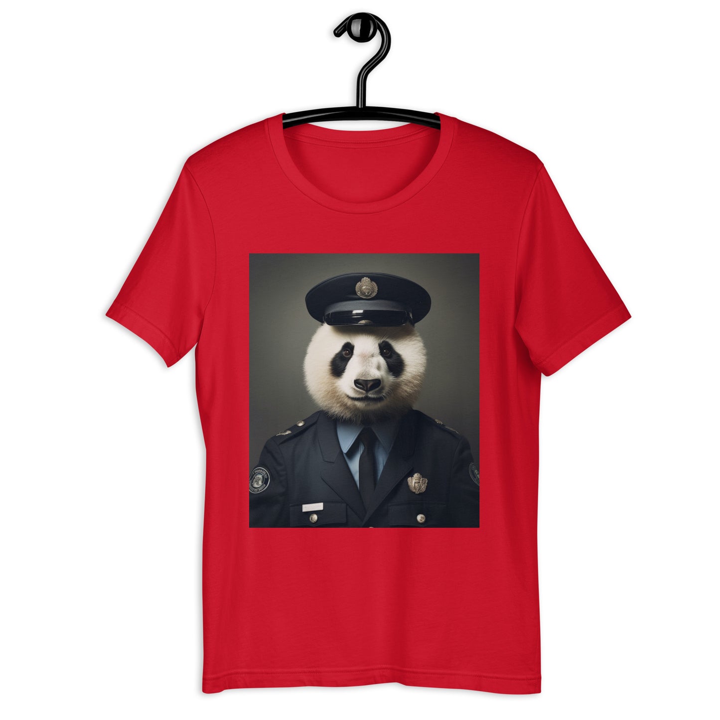 Panda Police Officer Unisex t-shirt