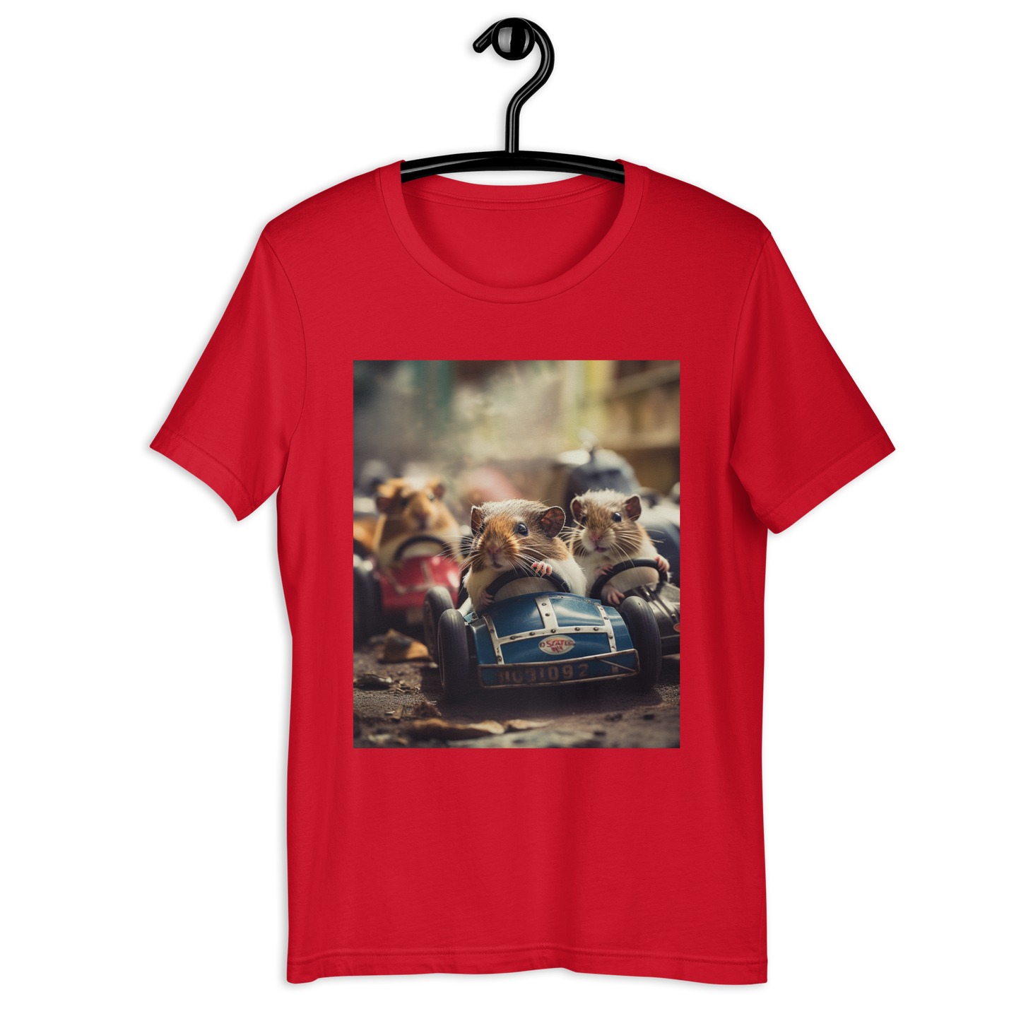 Guinea Pigs F1 Car Driver Unisex t-shirt