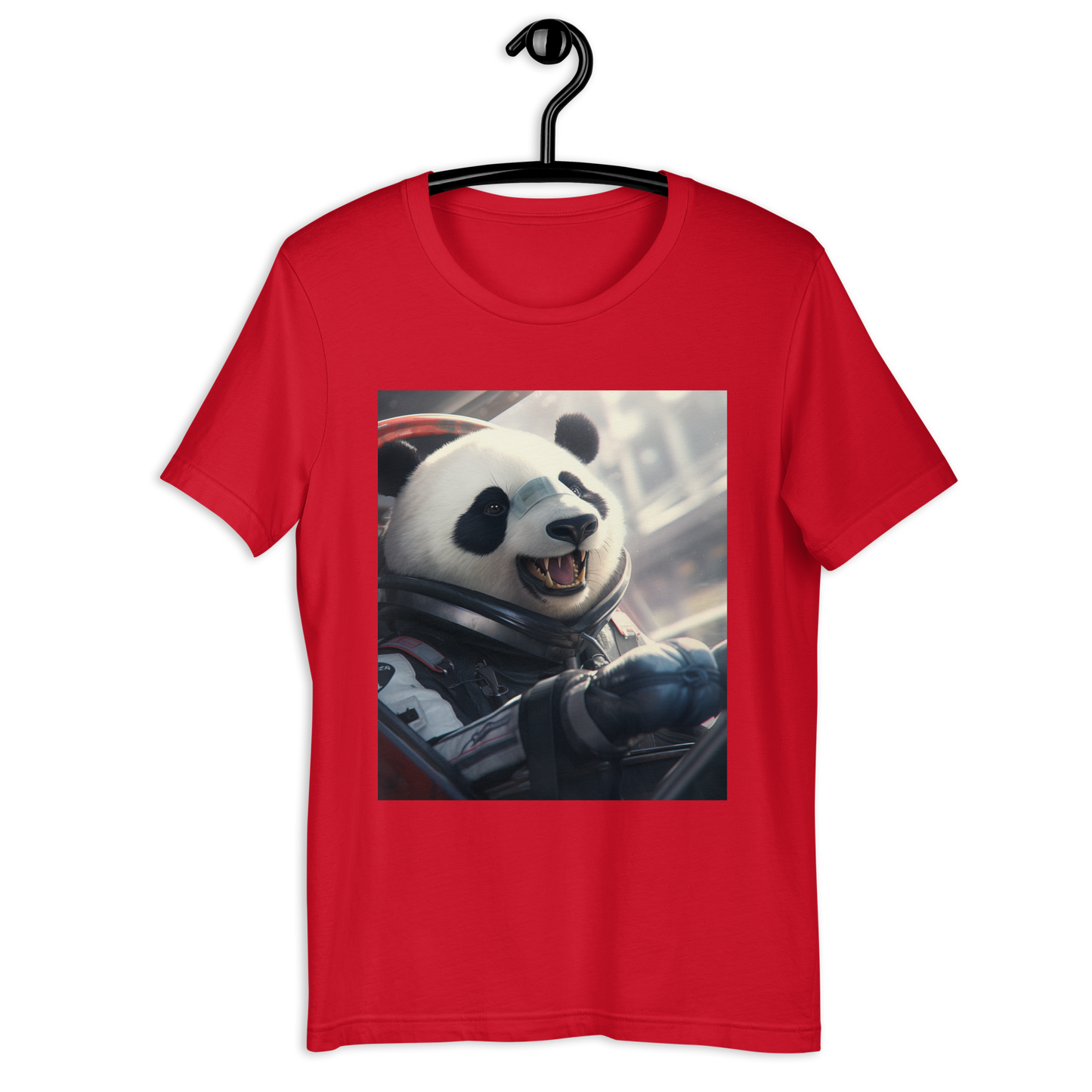 Panda F1 Car Driver Unisex t-shirt