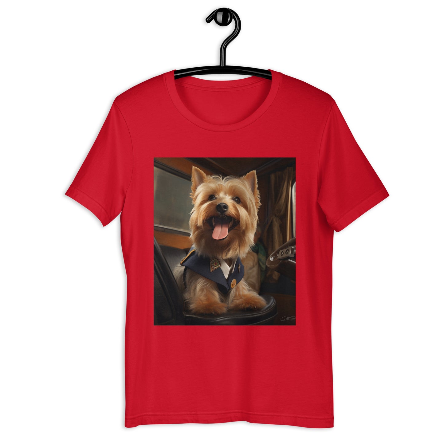 Yorkshire Terrier Bus Driver Unisex t-shirt