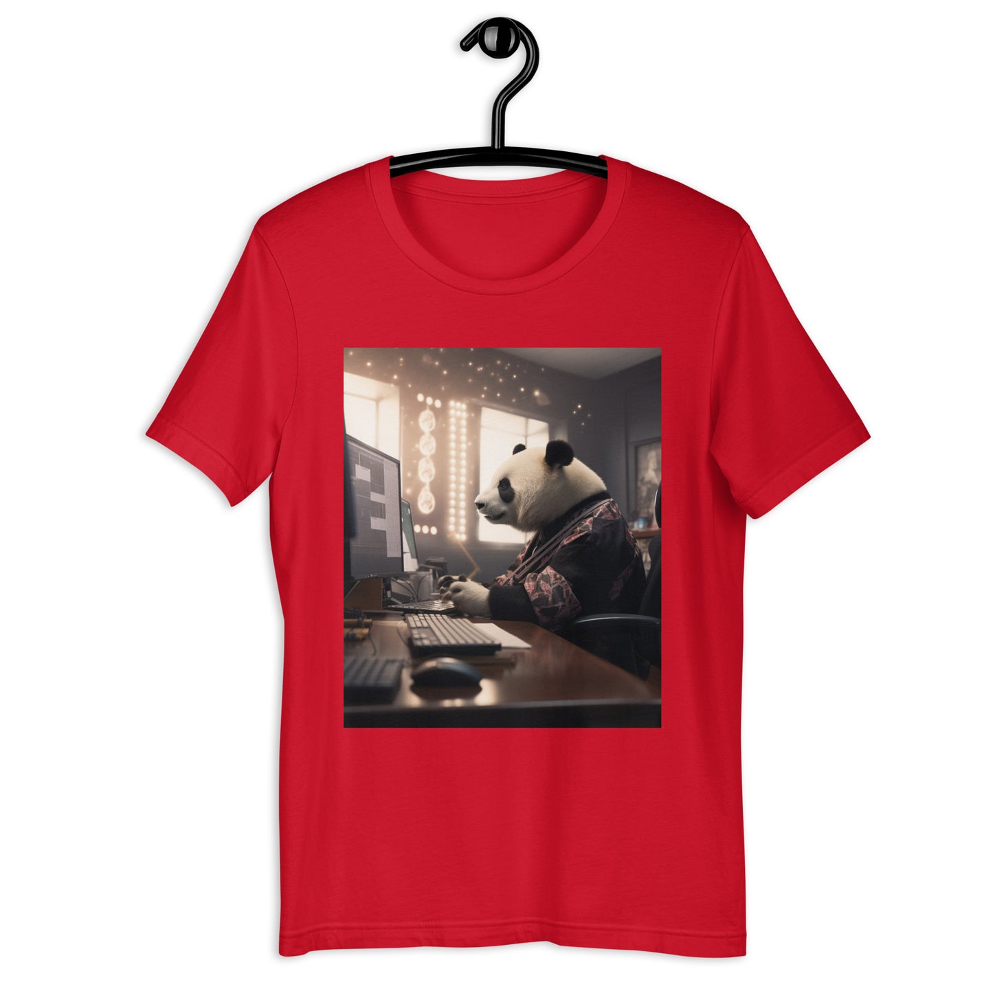 Panda Stock Trader Unisex t-shirt