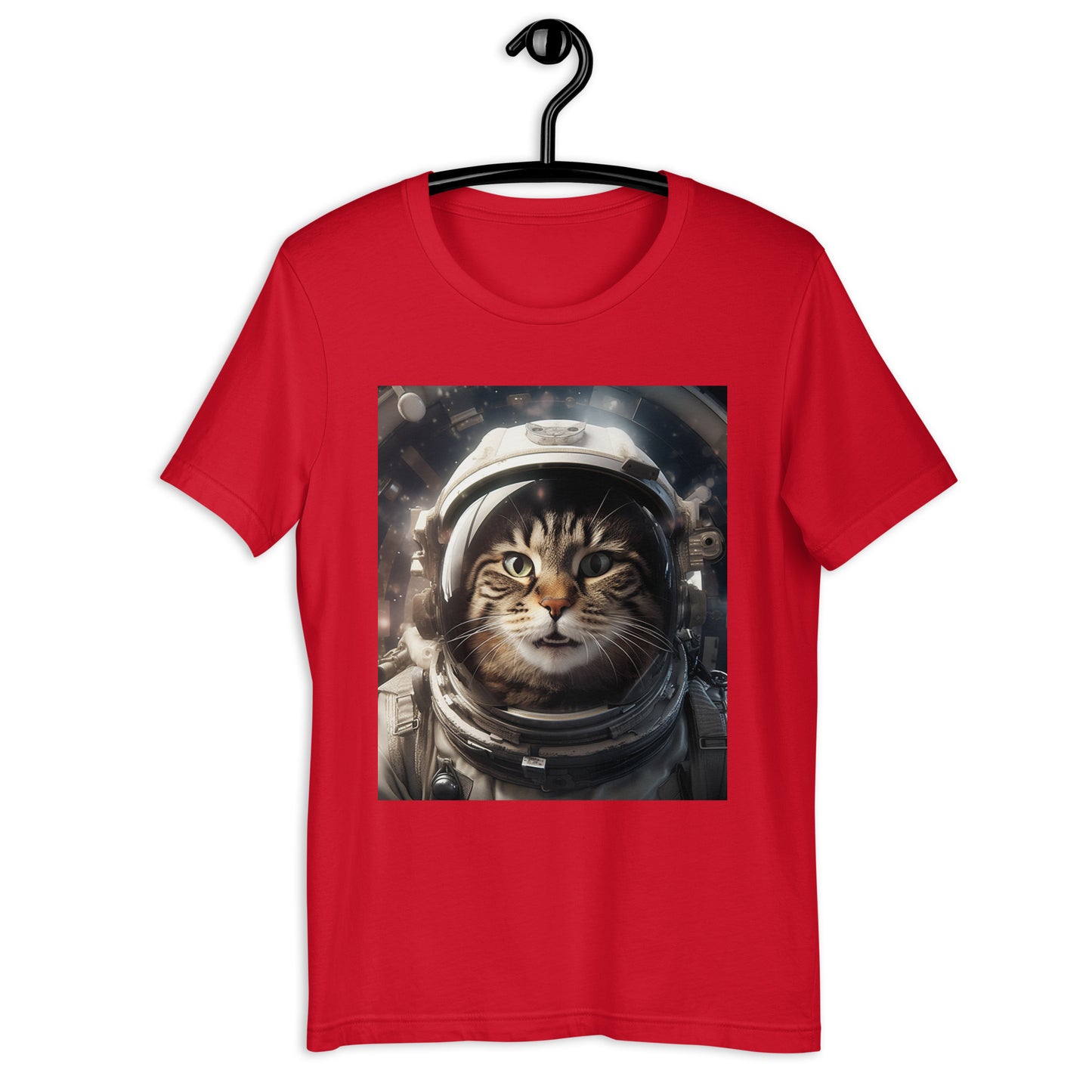 Domestic Shorthair Astronaut Unisex t-shirt