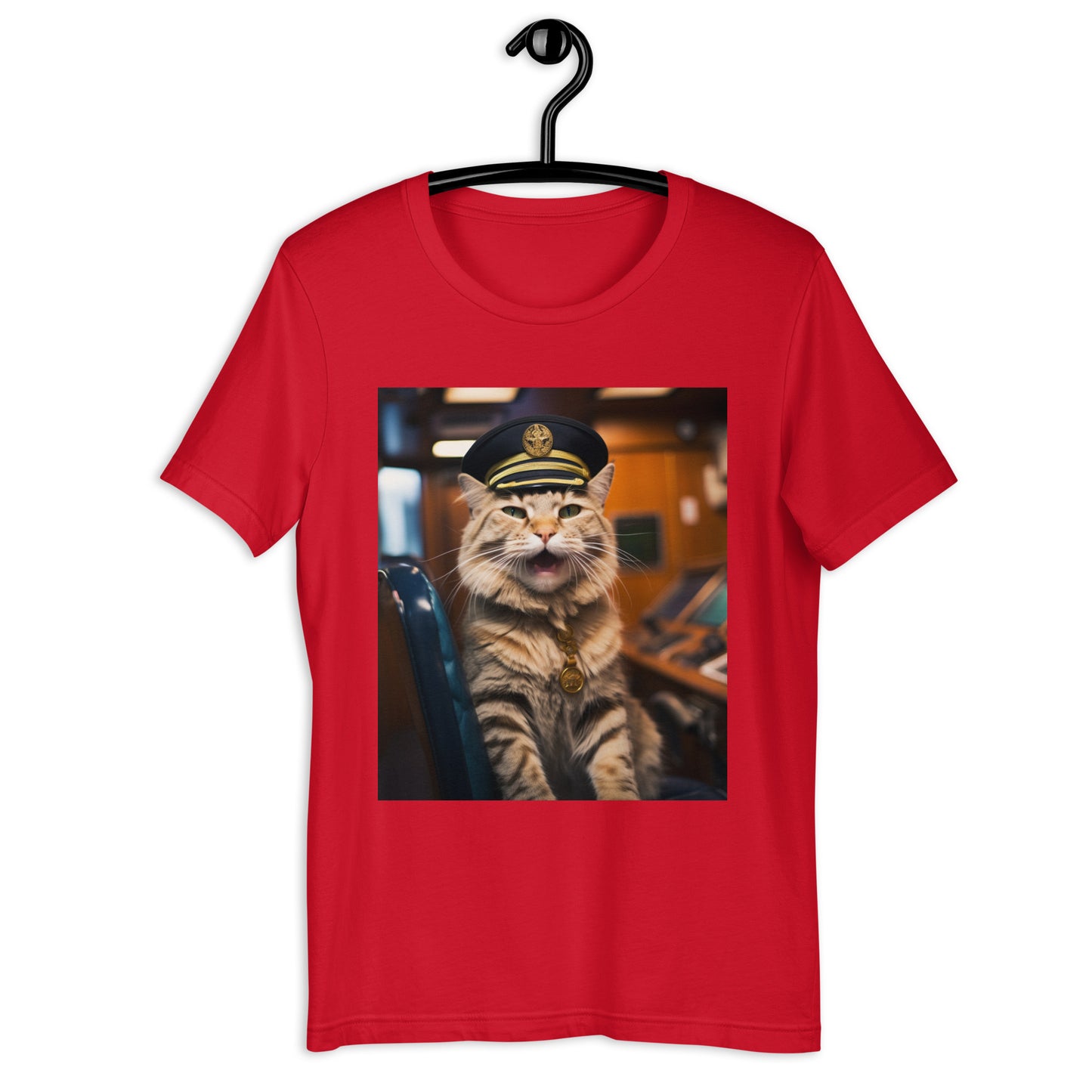 Maine Coon CruiseShipCaptain Unisex t-shirt