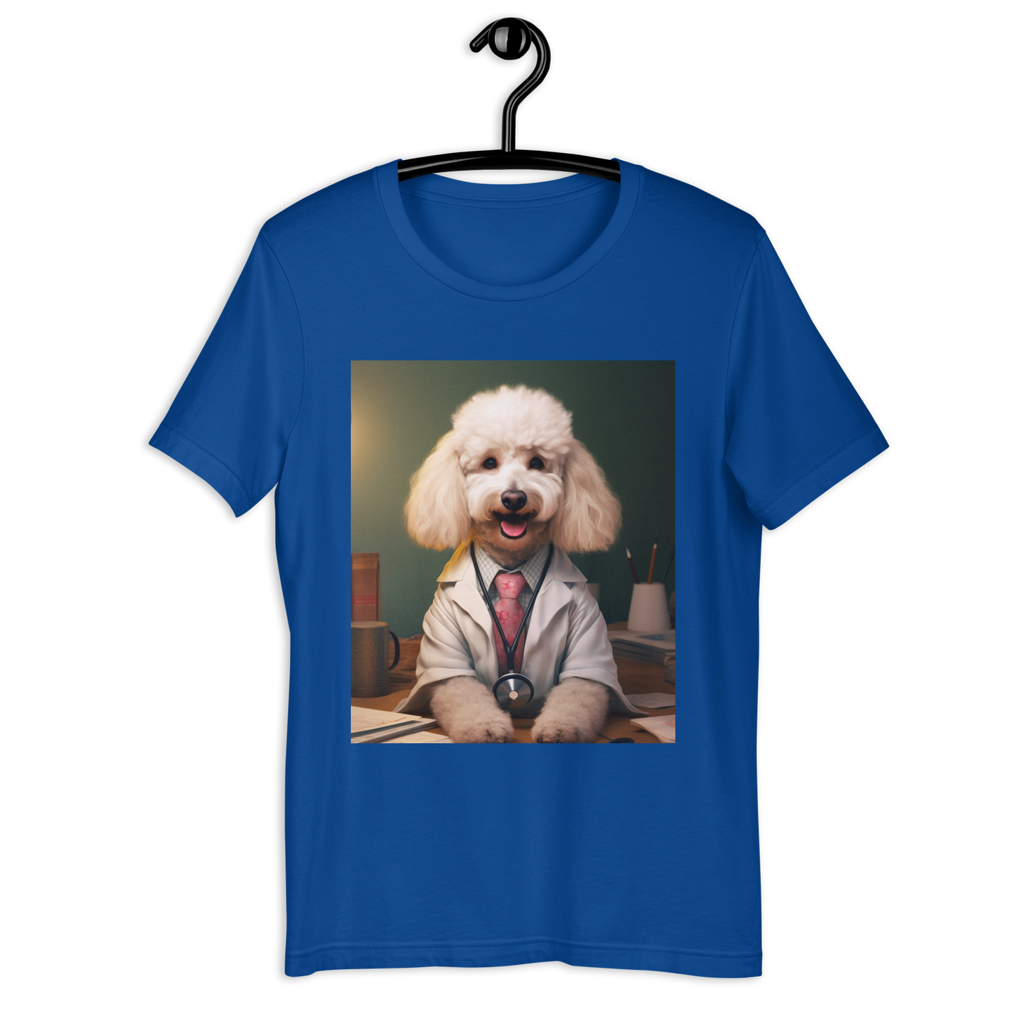 Poodle Doctor Unisex t-shirt