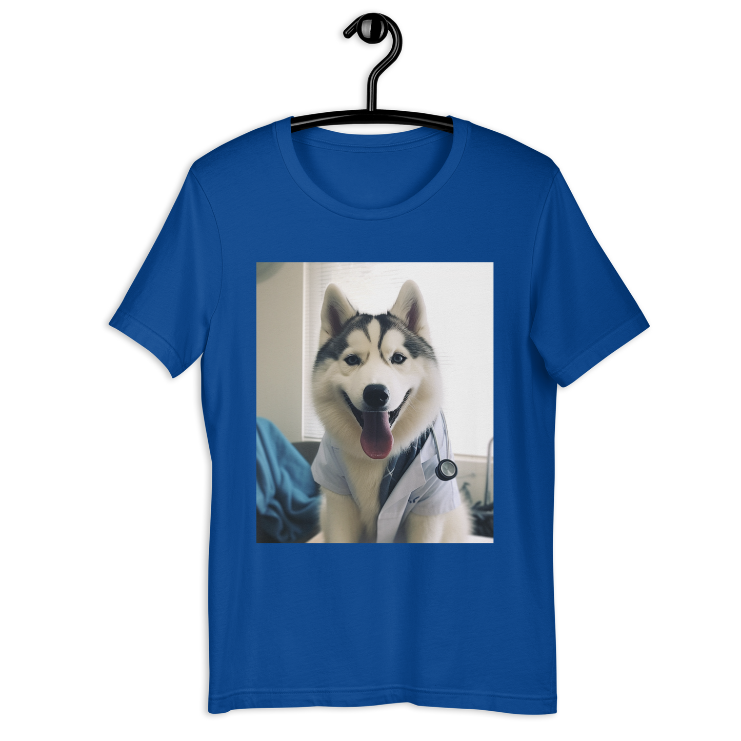 Siberian Husky Doctor Unisex t-shirt