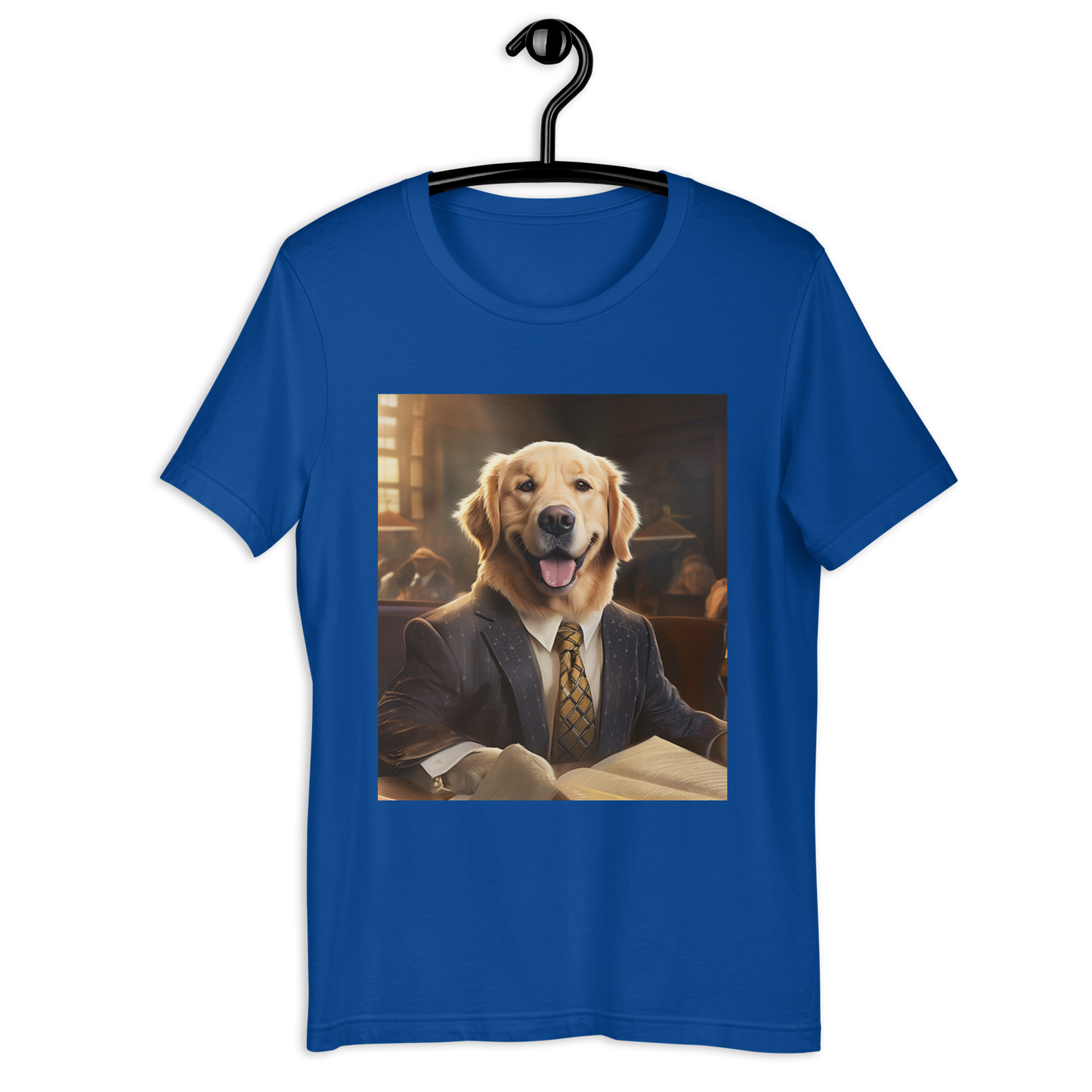 Golden Retriever Lawyer Unisex t-shirt