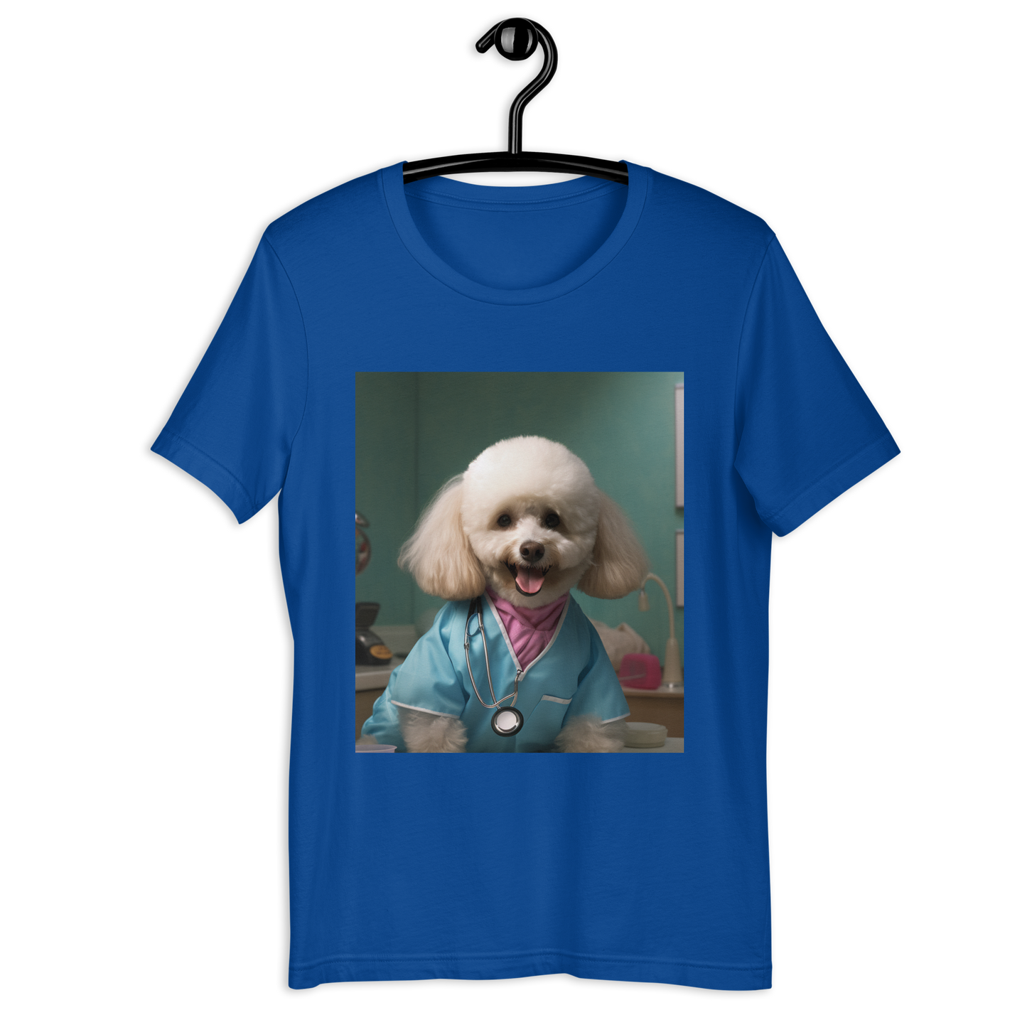 Poodle Nurse Unisex t-shirt