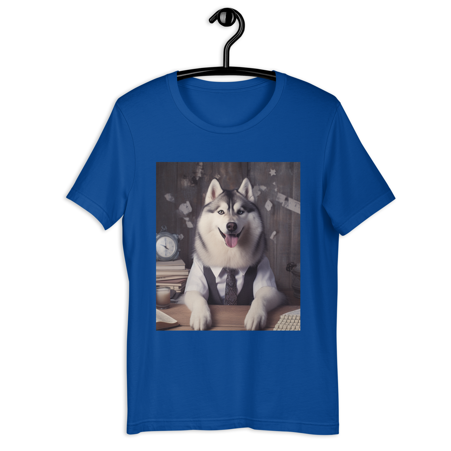 Siberian Husky Accountant Unisex t-shirt