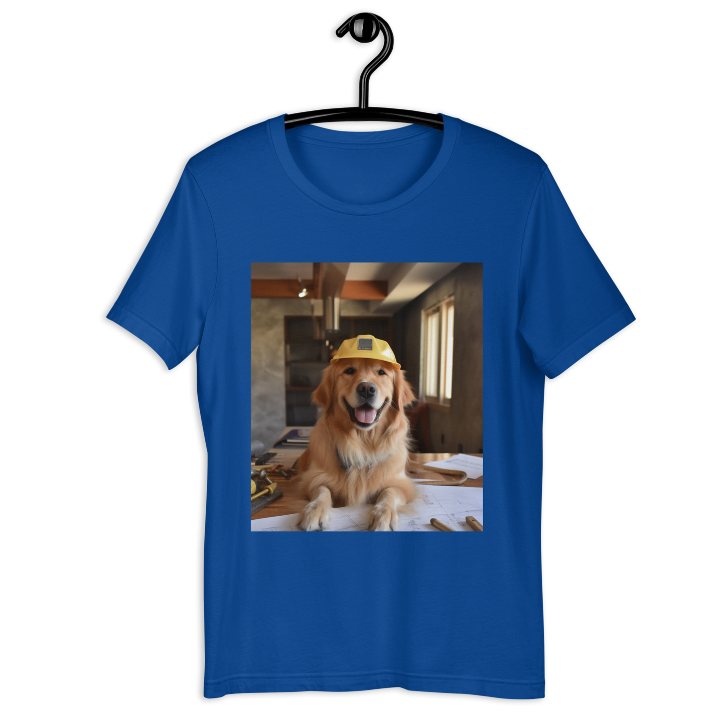 Golden Retriever Architect Unisex t-shirt