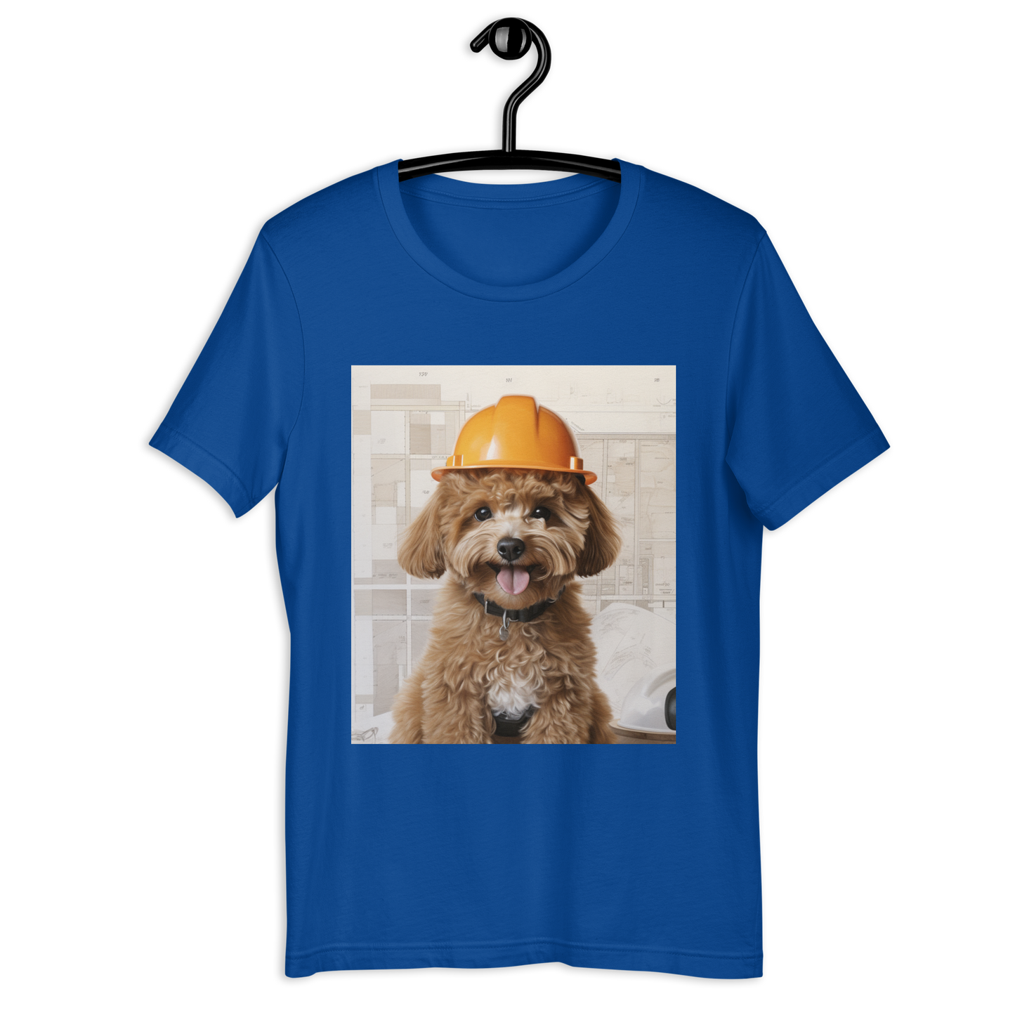 Poodle Architect Unisex t-shirt