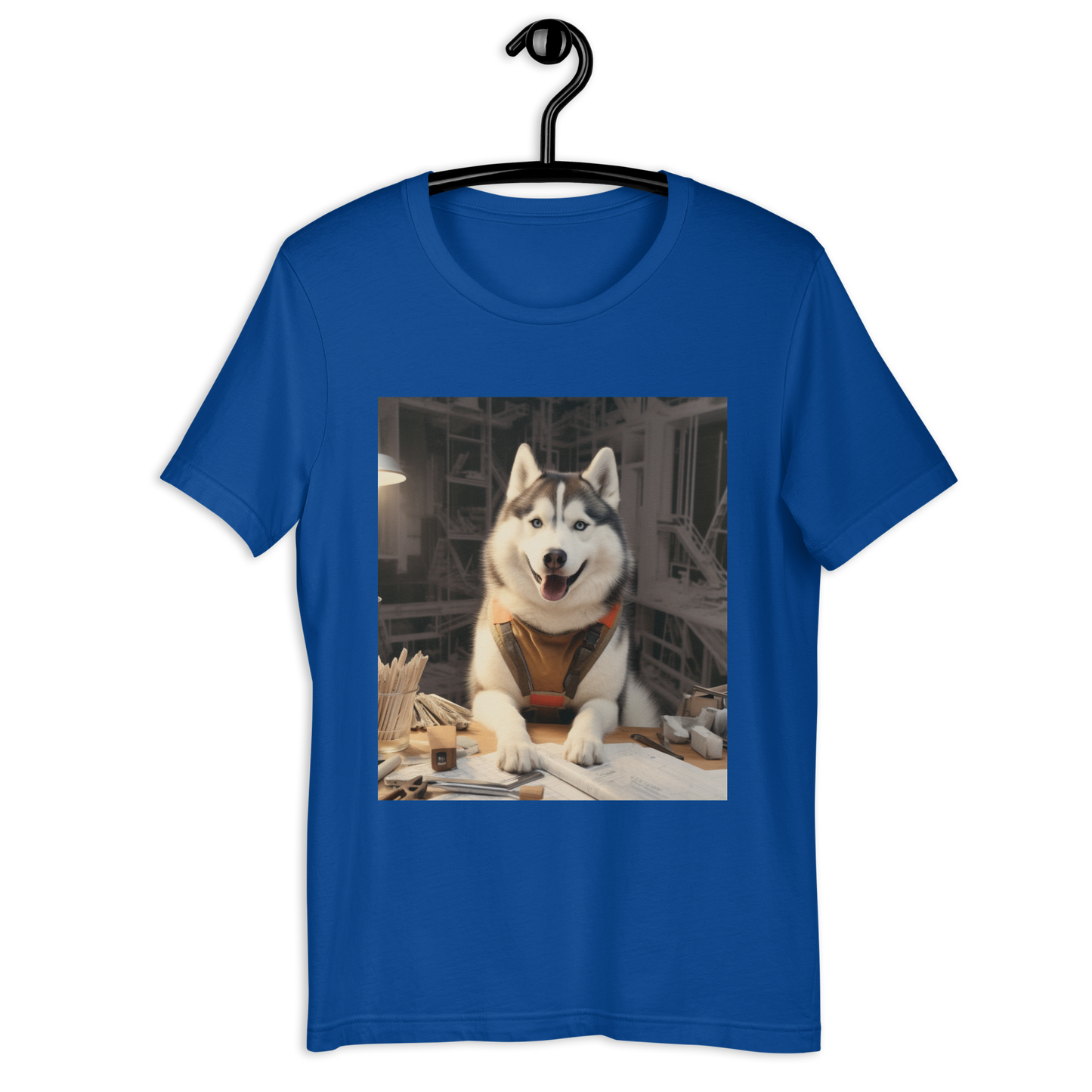 Siberian Husky Architect Unisex t-shirt