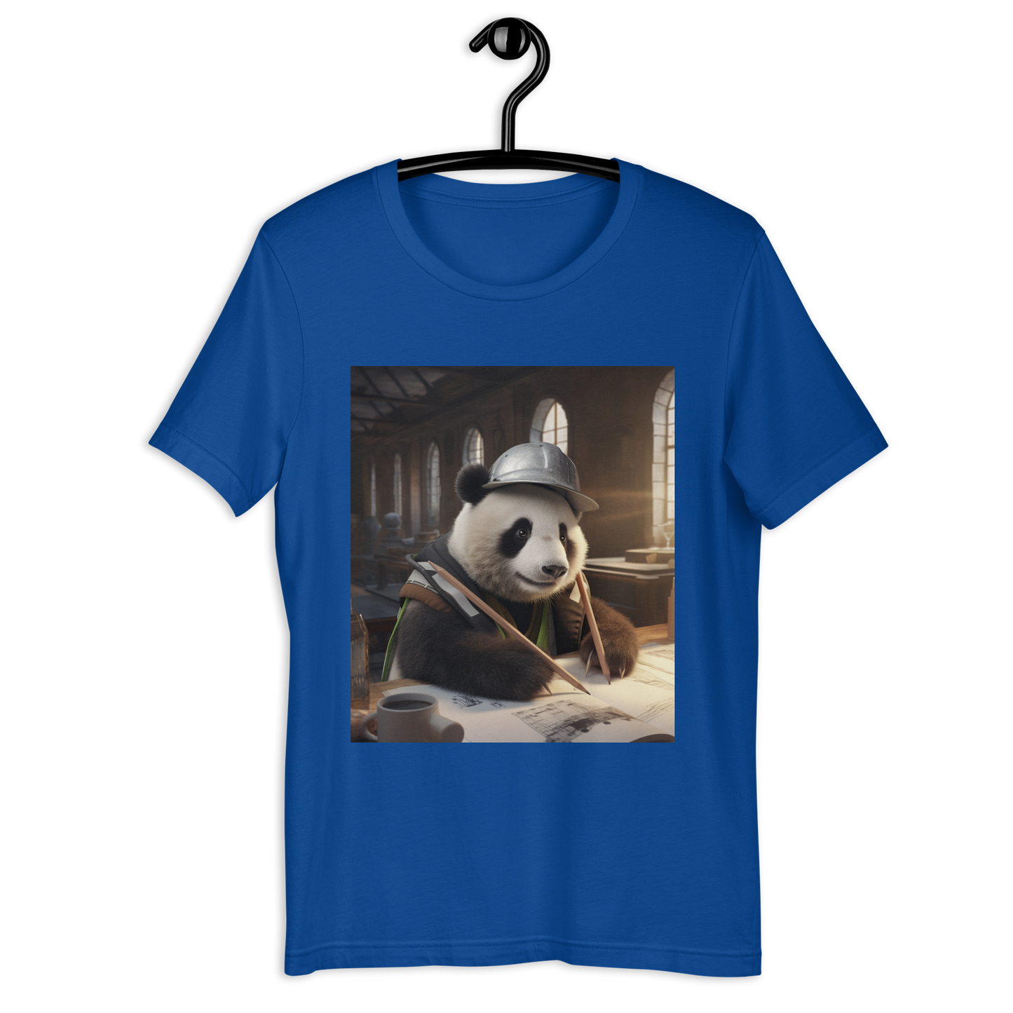 Panda Architect Unisex t-shirt