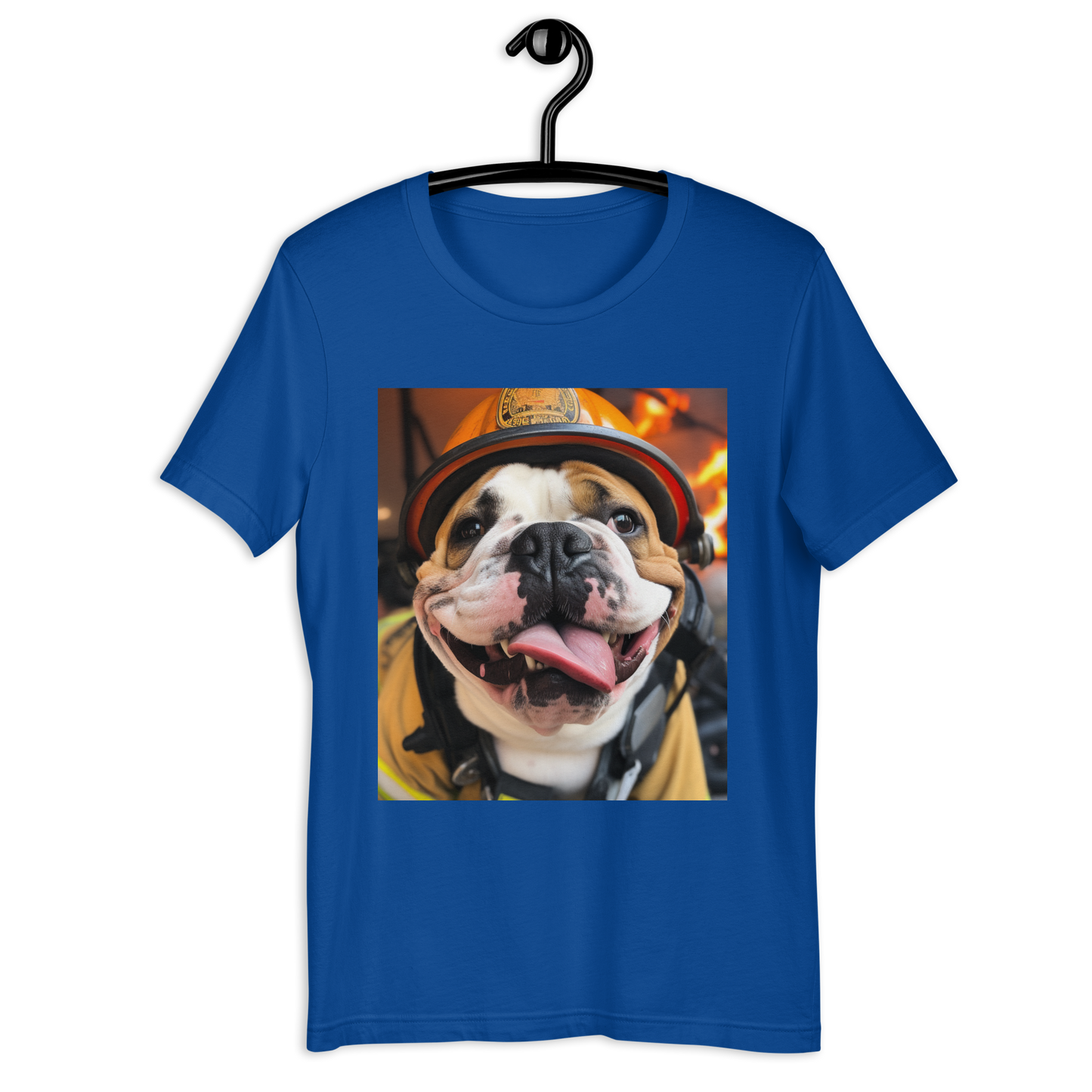 Bulldog Firefighter Unisex t-shirt