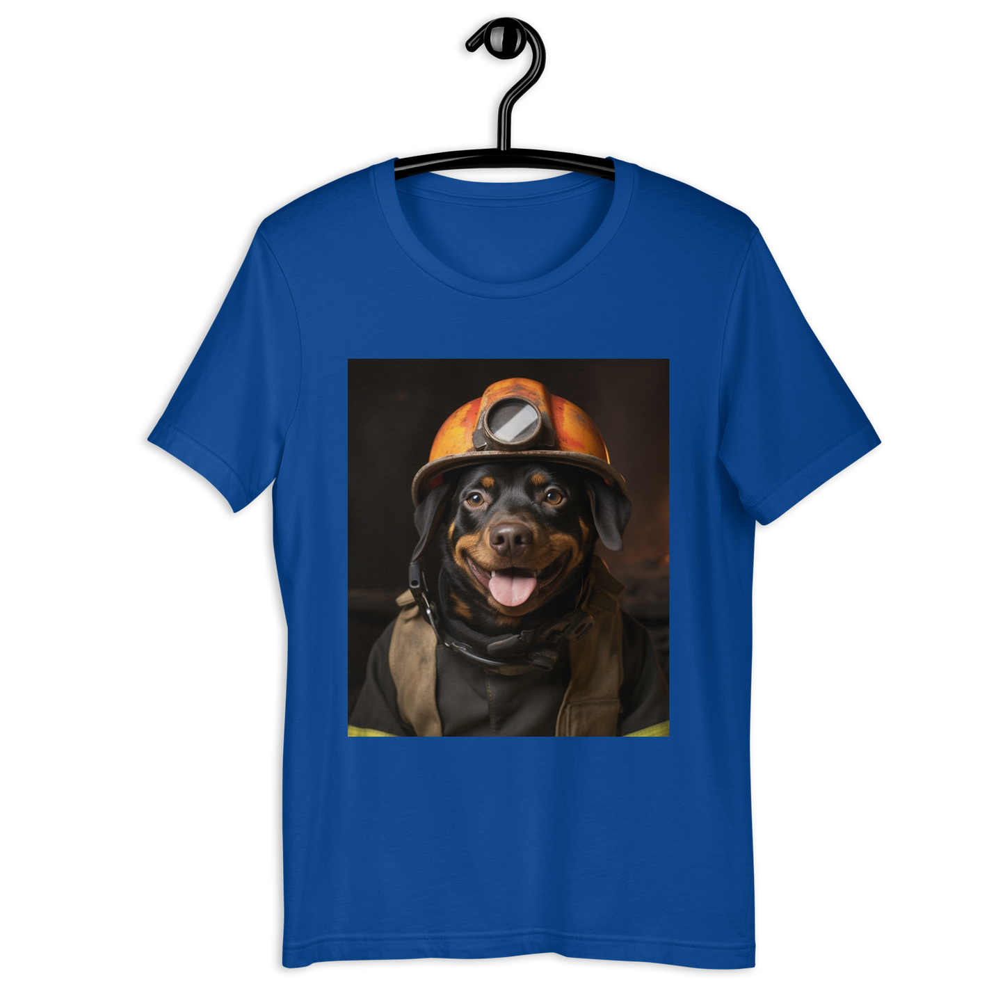 Rottweiler Firefighter Unisex t-shirt