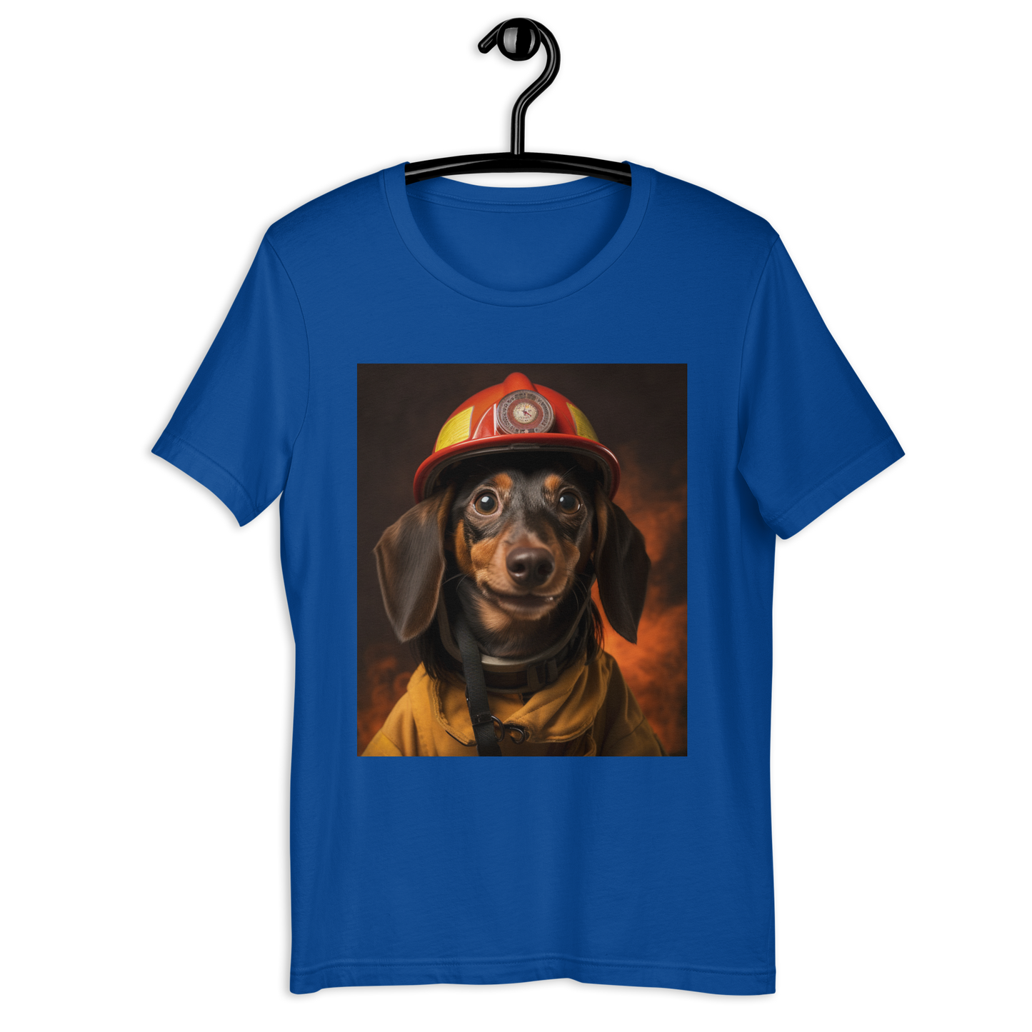 Dachshund Firefighter Unisex t-shirt