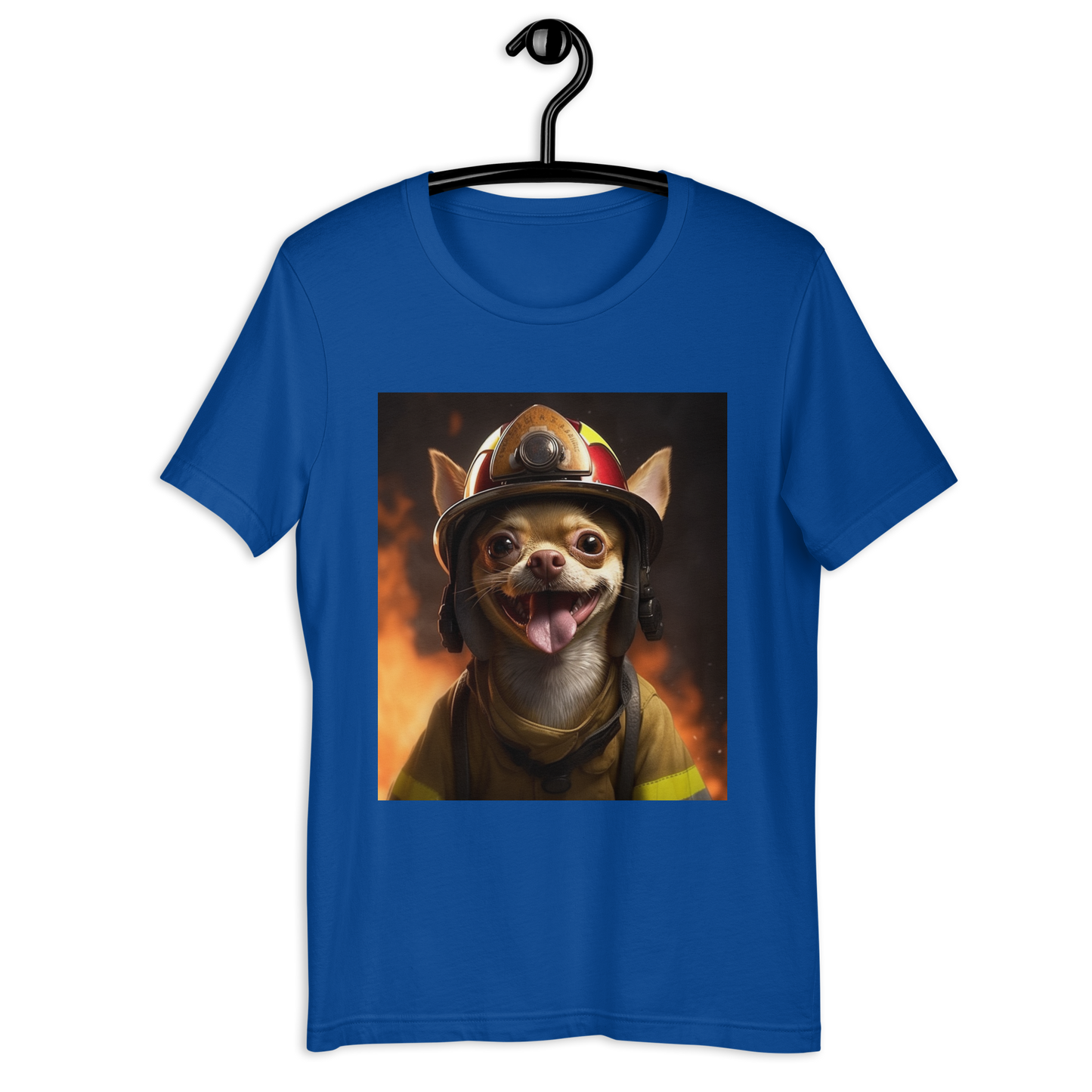 Chihuahua Firefighter Unisex t-shirt