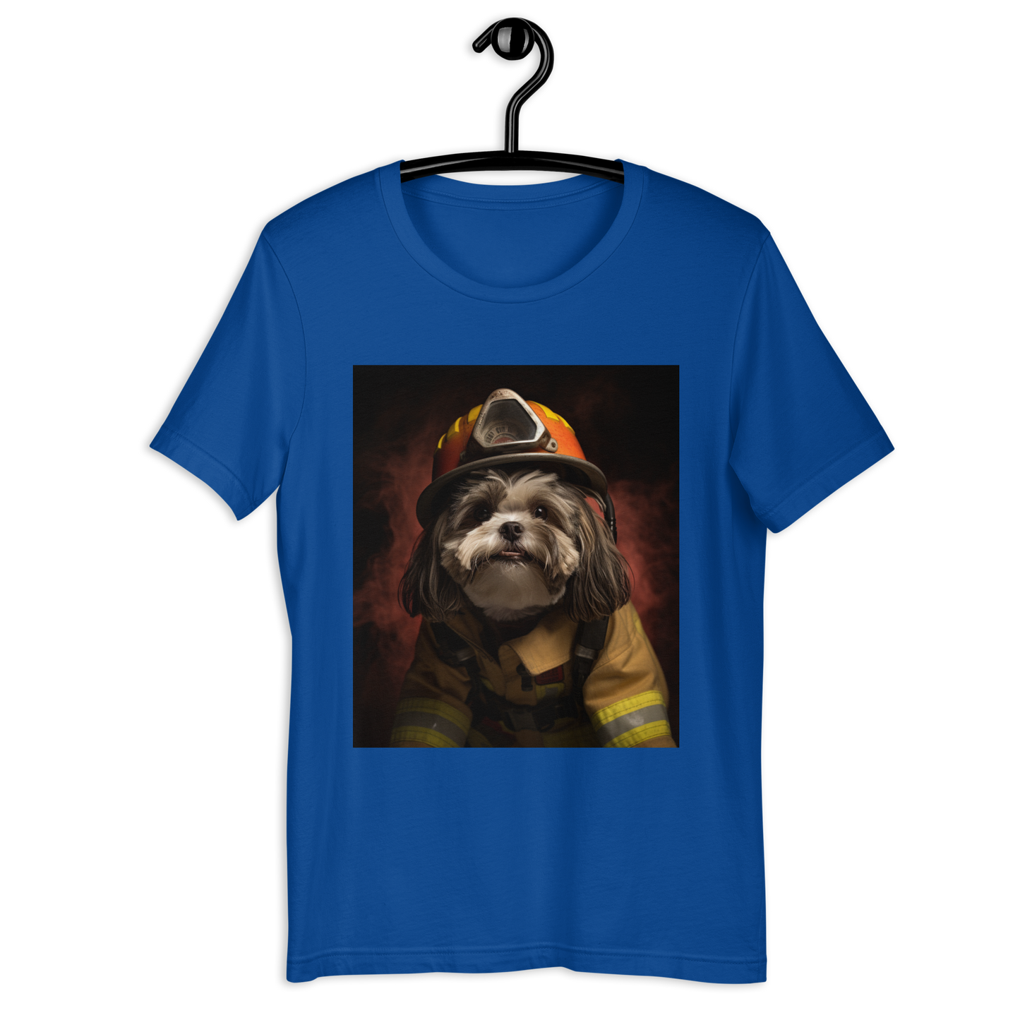 Shih Tzu Firefighter Unisex t-shirt