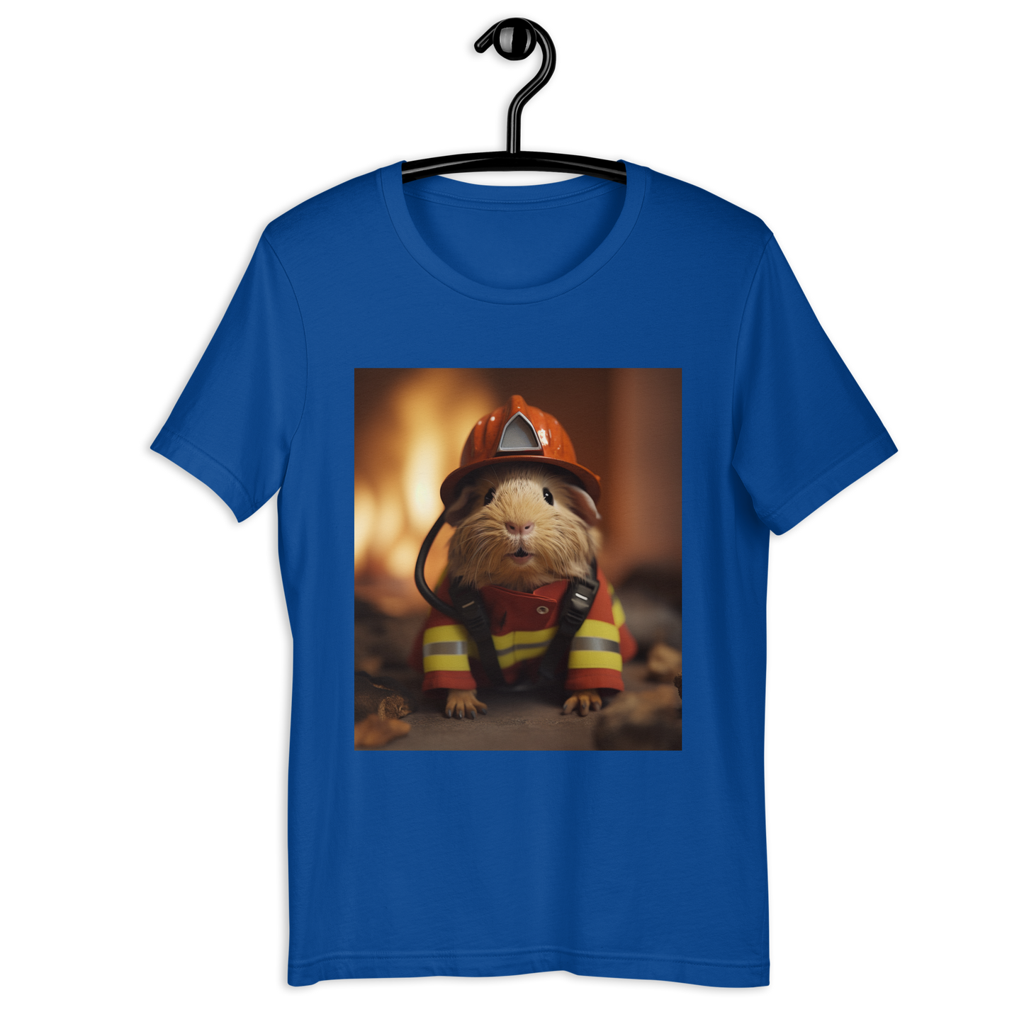 Guinea Pigs Firefighter Unisex t-shirt